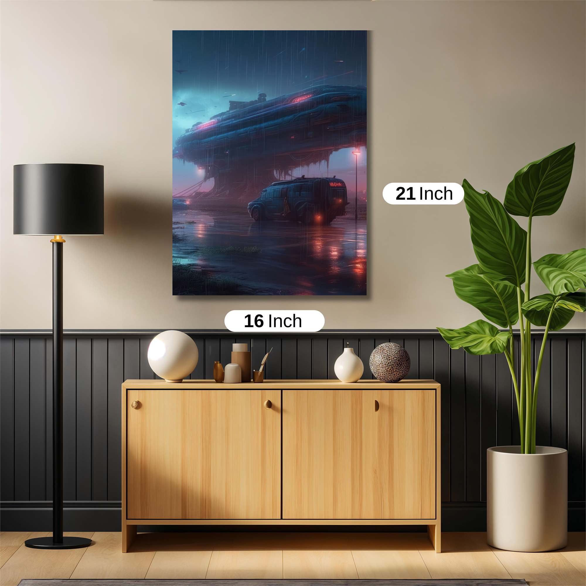 Spaceship Gloom Safe Wall Magnetic / M