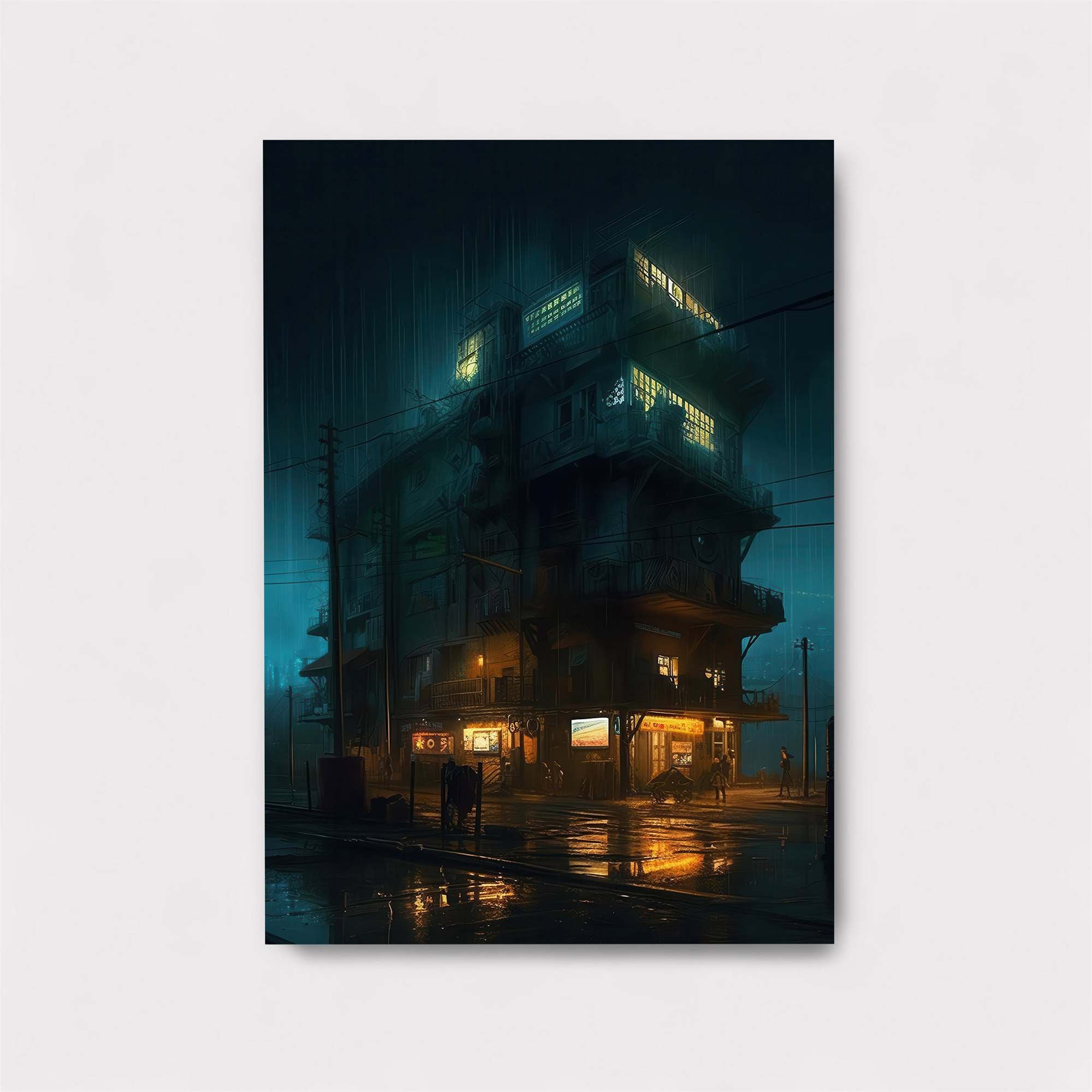 Neon Haunt Safe Wall Magnetic / M