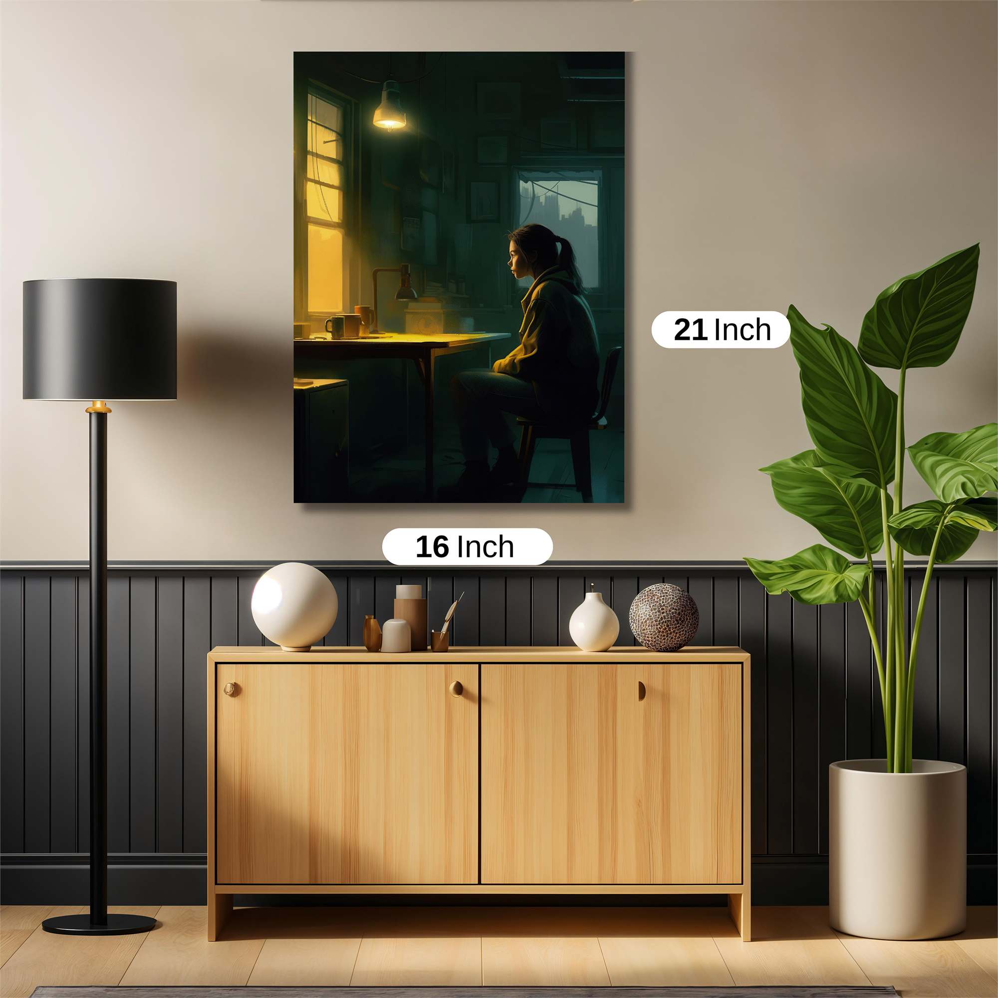 Night Contemplation Safe Wall Magnetic / M