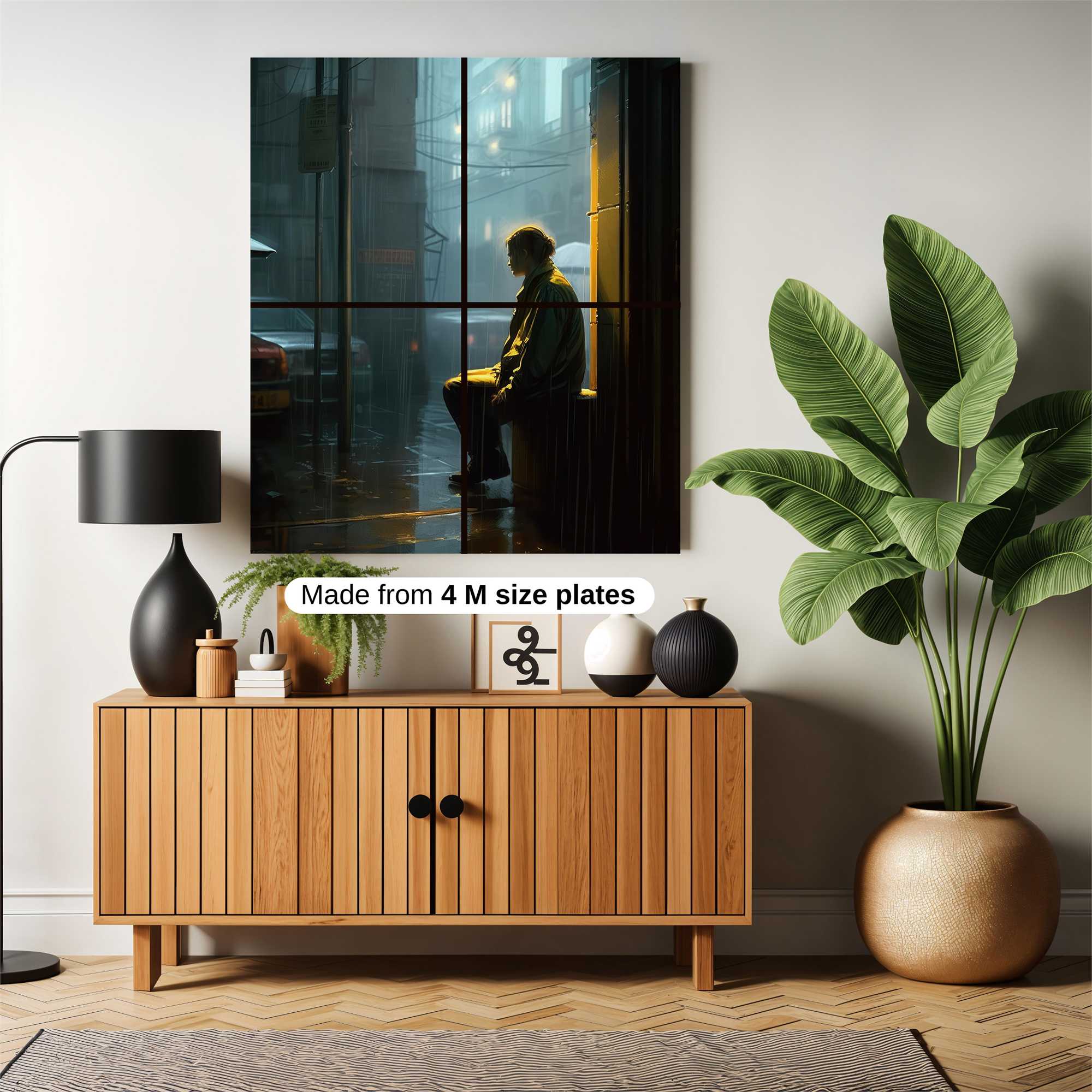 Rainy Solitude Safe Wall Magnetic / M