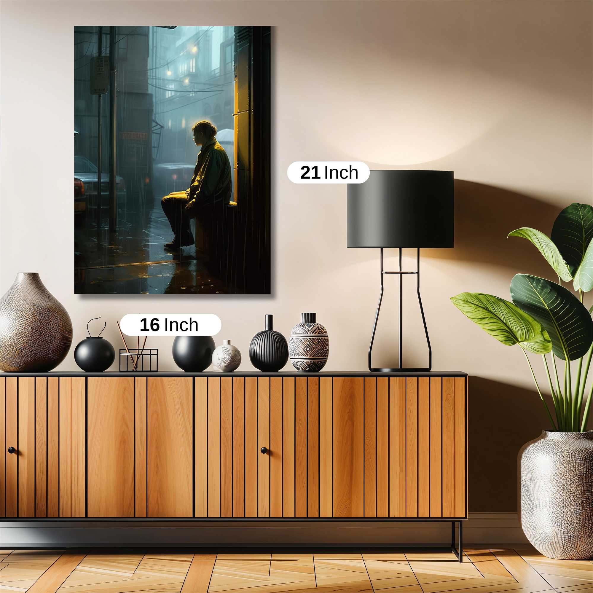 Rainy Solitude Safe Wall Magnetic / M
