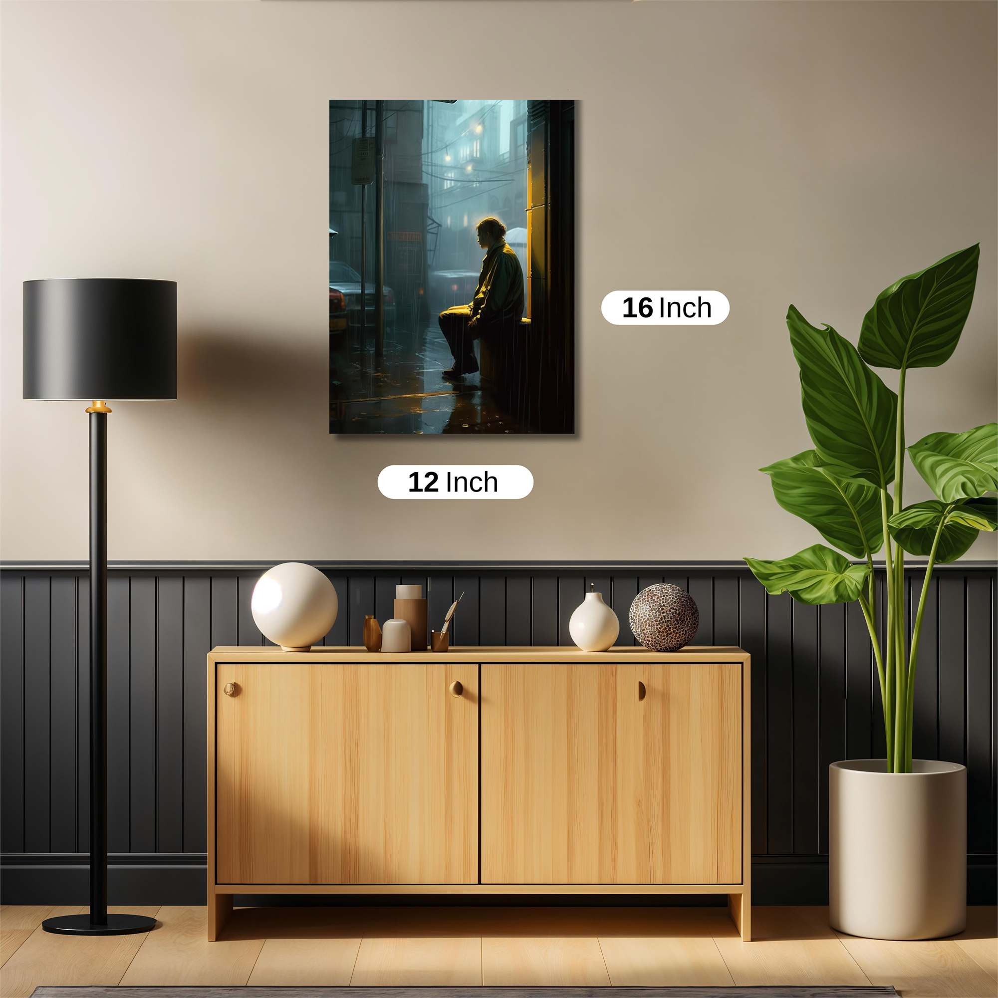 Rainy Solitude Safe Wall Magnetic / M