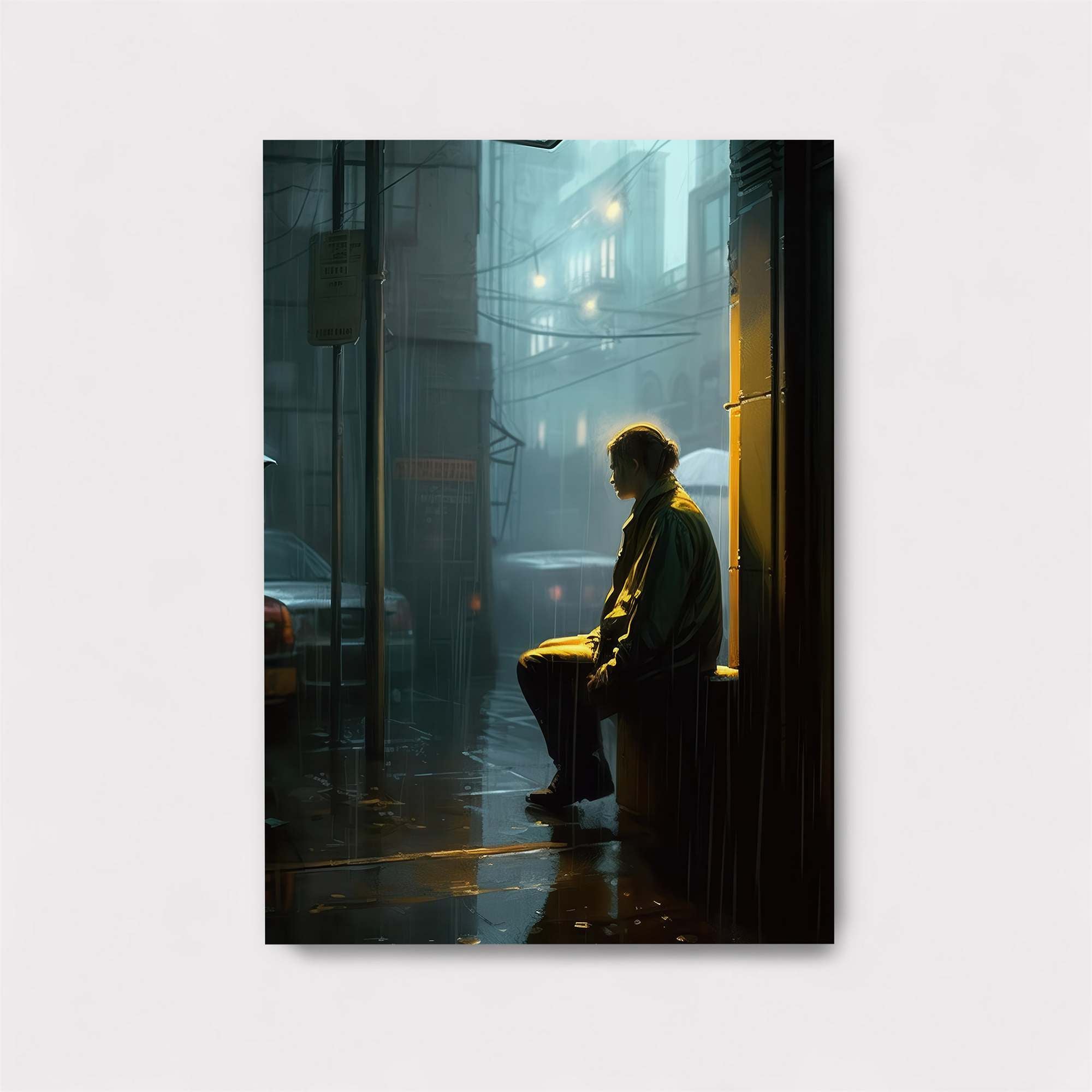 Rainy Solitude Safe Wall Magnetic / M