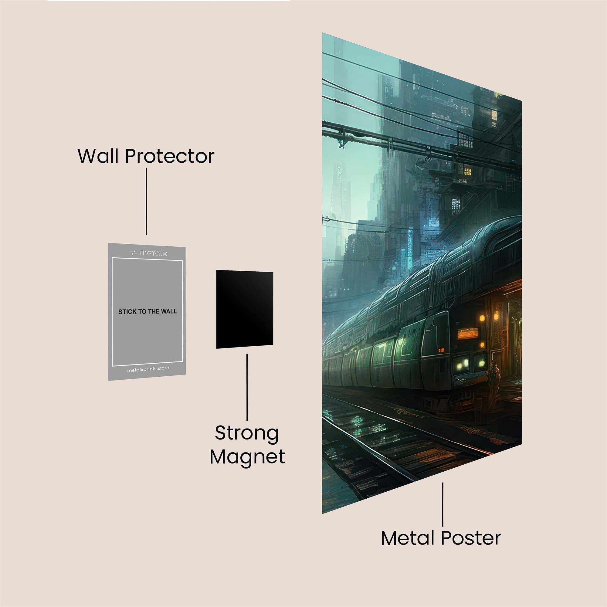 Mountain Serenity Safe Wall Magnetic / M