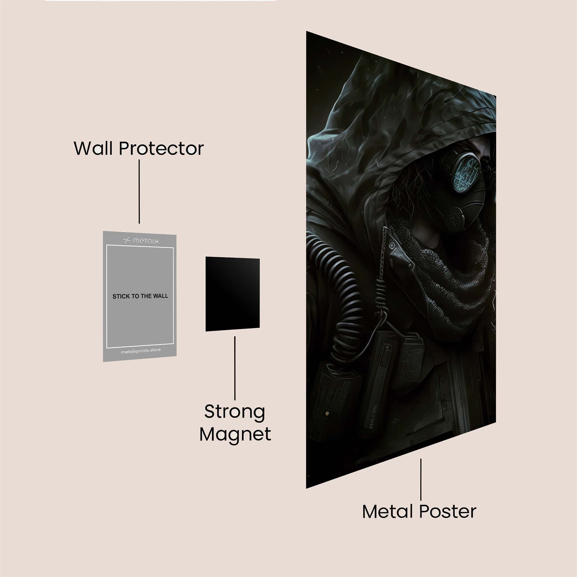 Stalker Gloom Safe Wall Magnetic / M