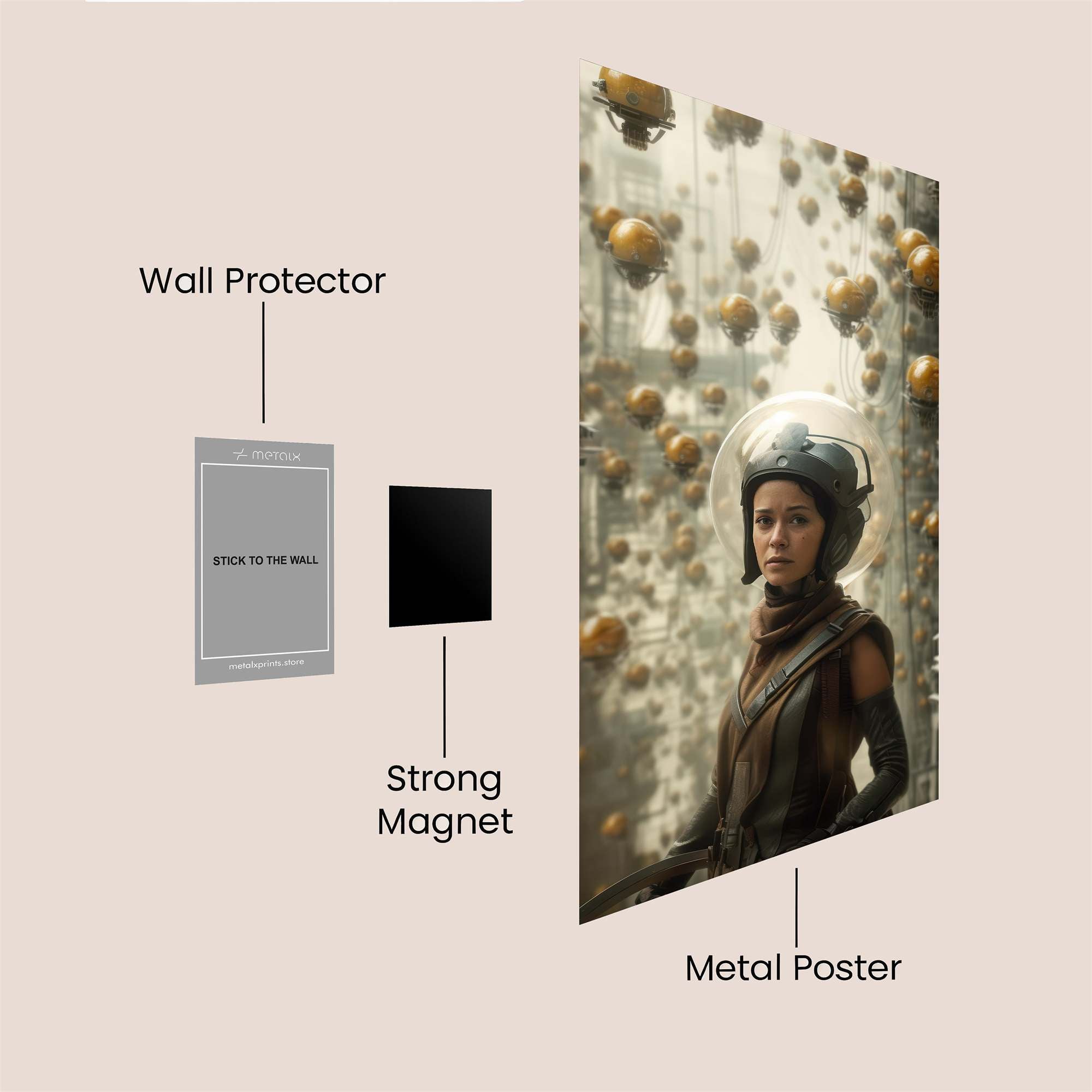 Sphere Wonder Safe Wall Magnetic / M