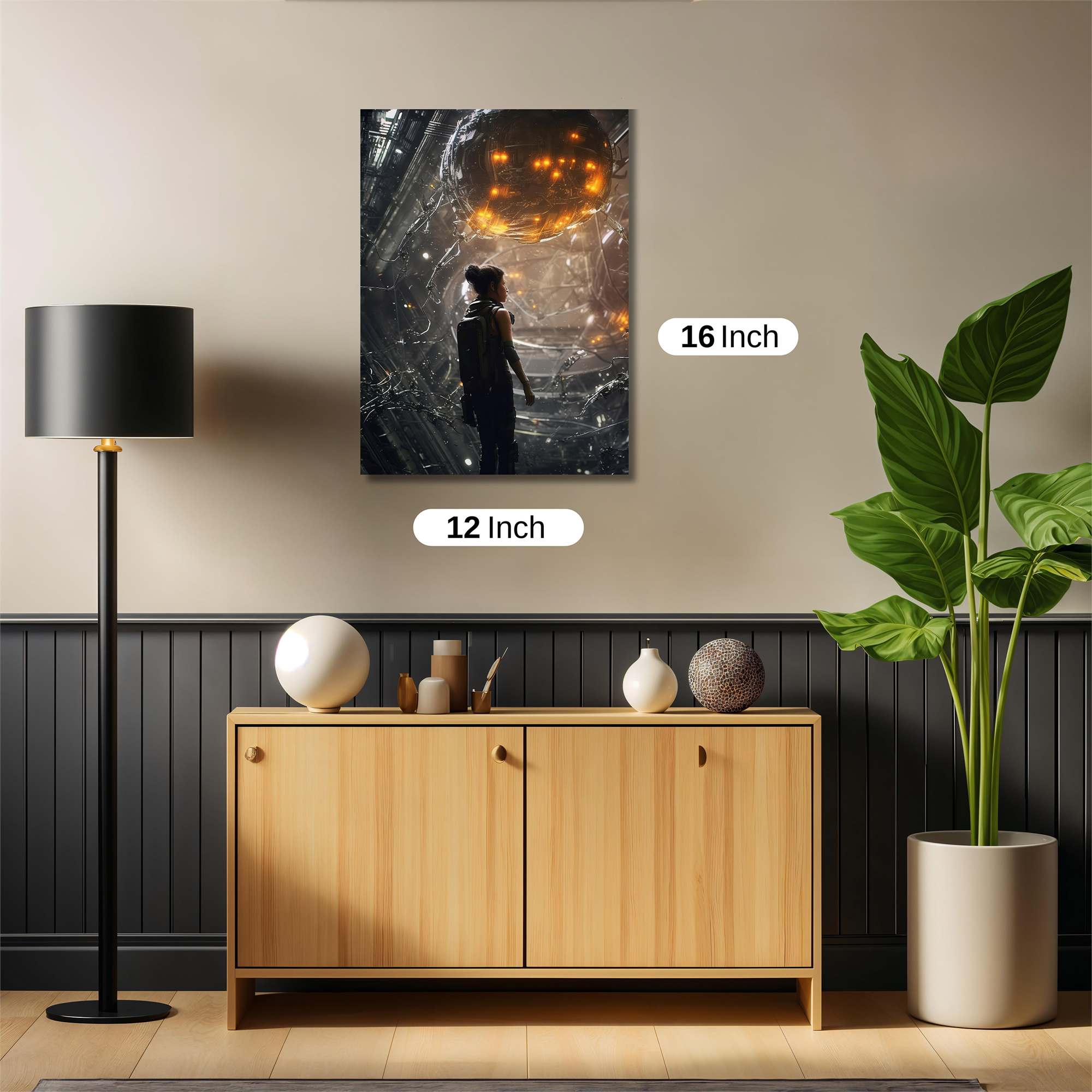 Sphere Awe Safe Wall Magnetic / M