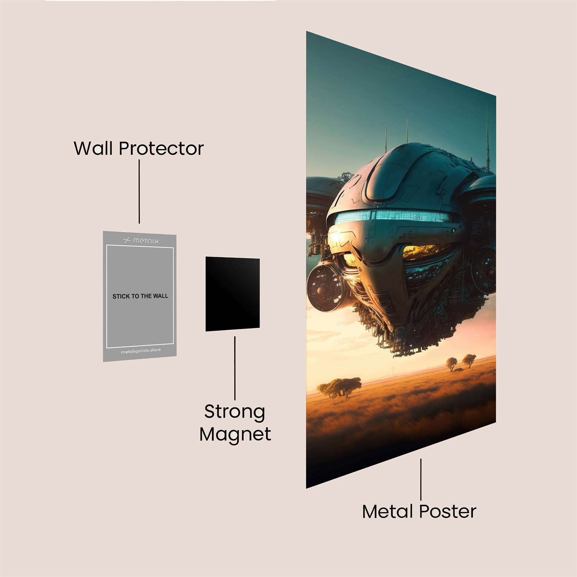 Sky Leviathan Safe Wall Magnetic / M