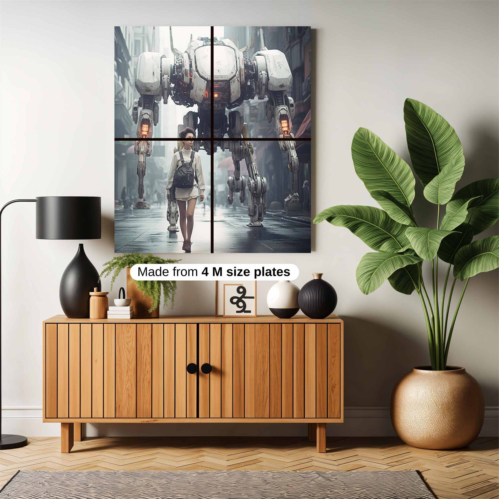 Robot Invasion Safe Wall Magnetic / M