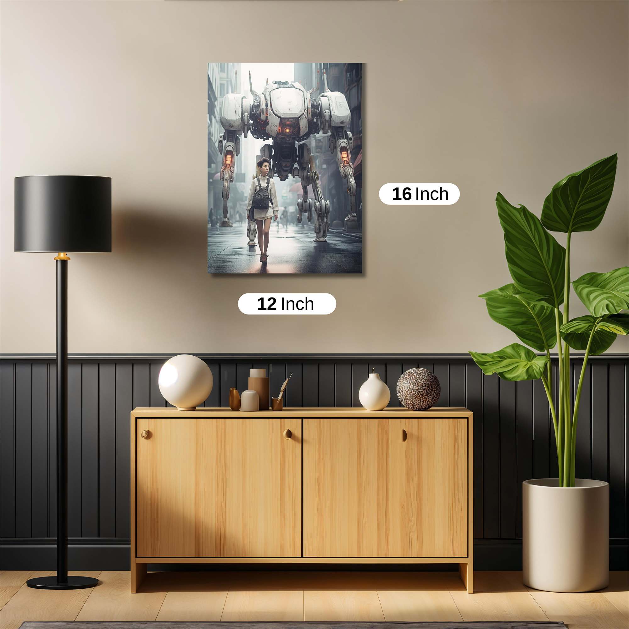 Robot Invasion Safe Wall Magnetic / M