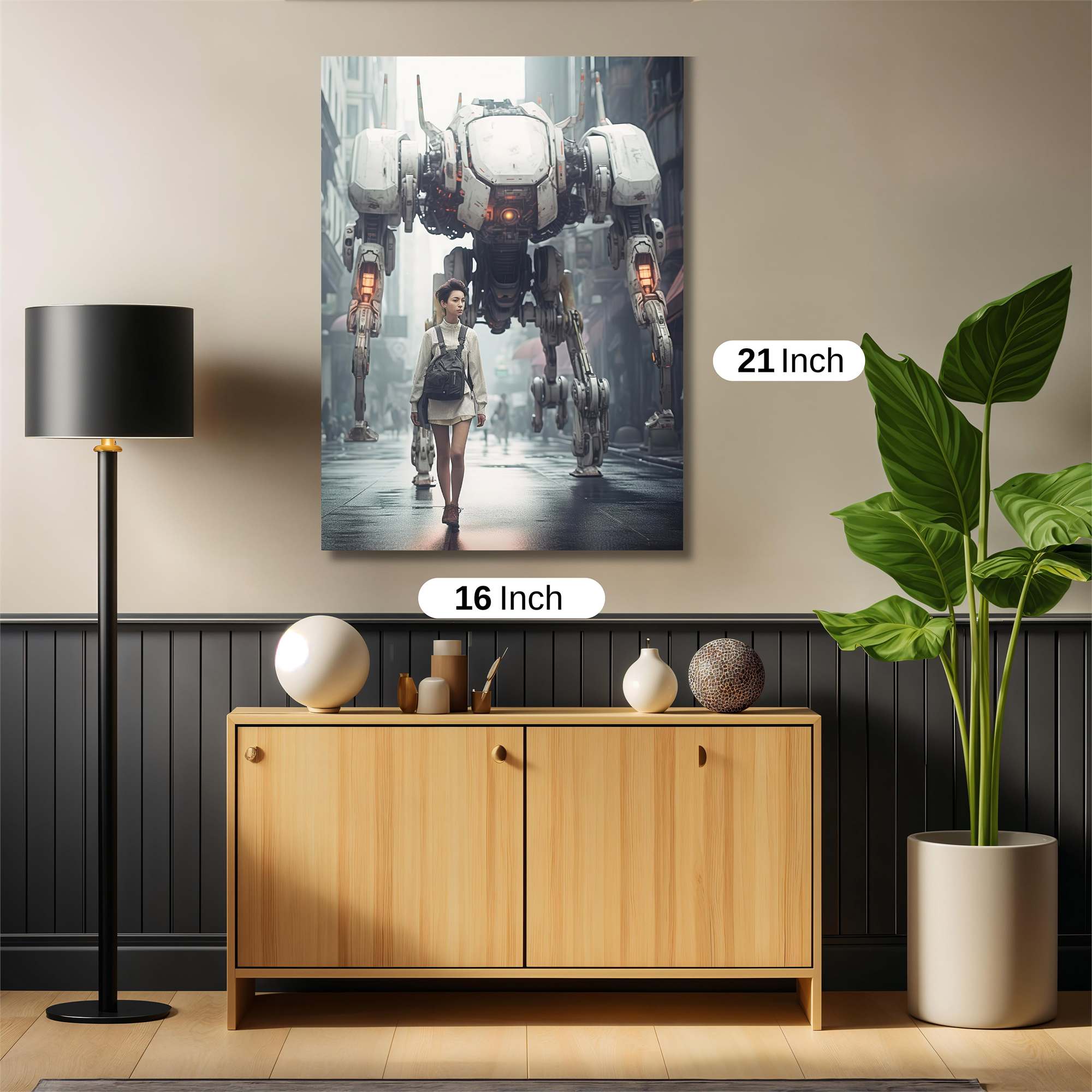 Robot Invasion Safe Wall Magnetic / M