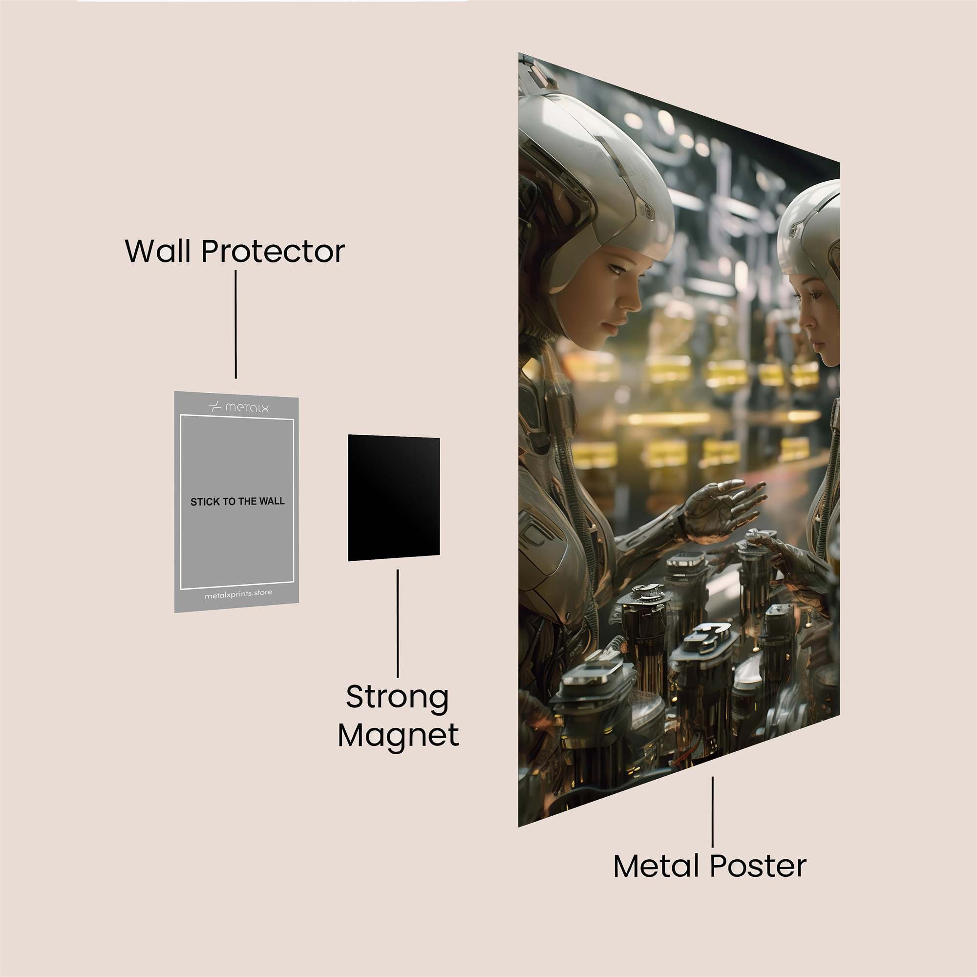 Android Reflection Safe Wall Magnetic / M