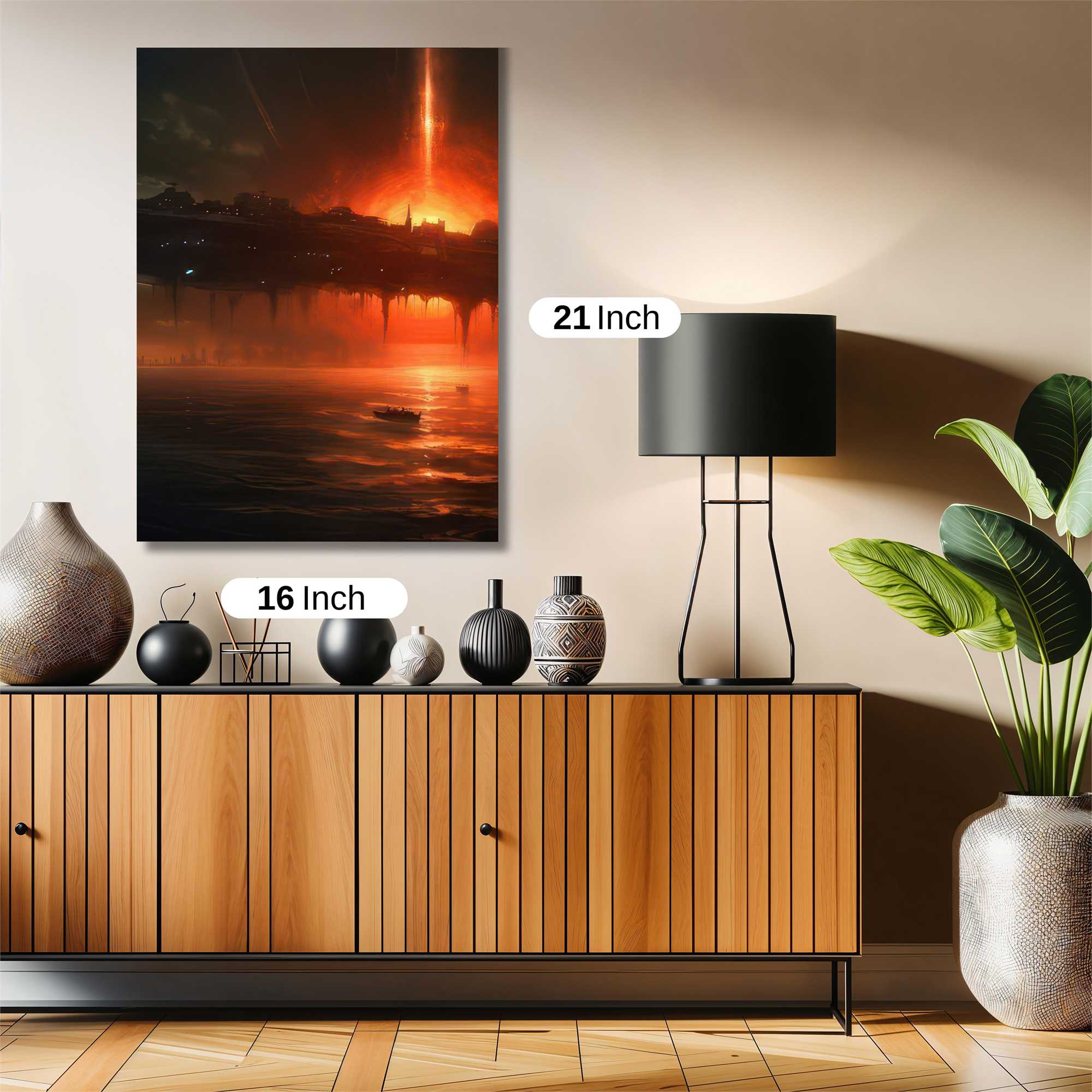 Sunset Serenity Safe Wall Magnetic / M