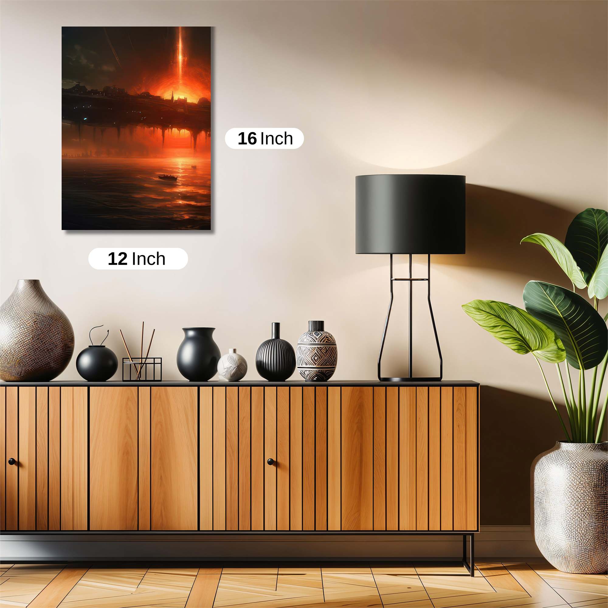 Sunset Serenity Safe Wall Magnetic / M