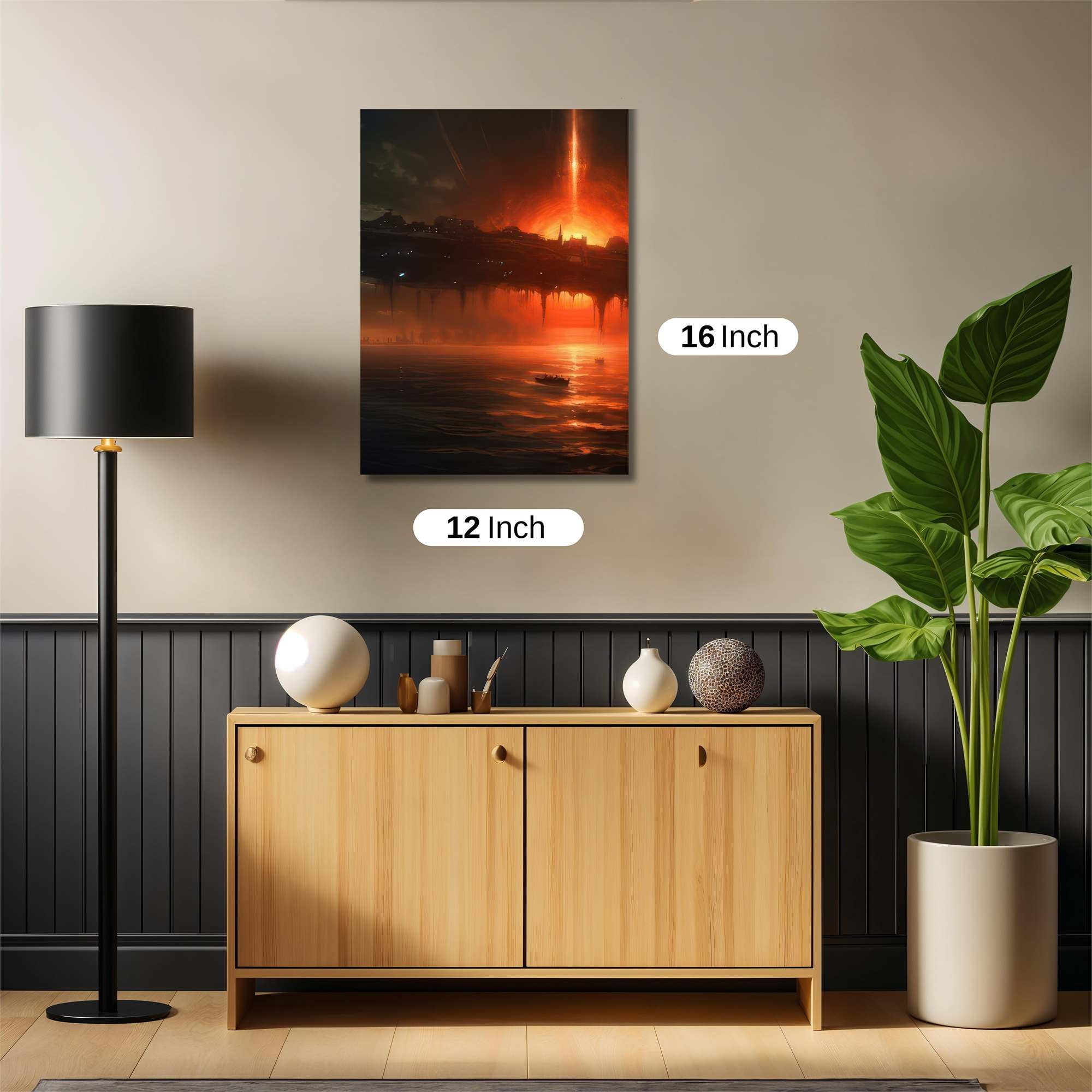 Sunset Serenity Safe Wall Magnetic / M