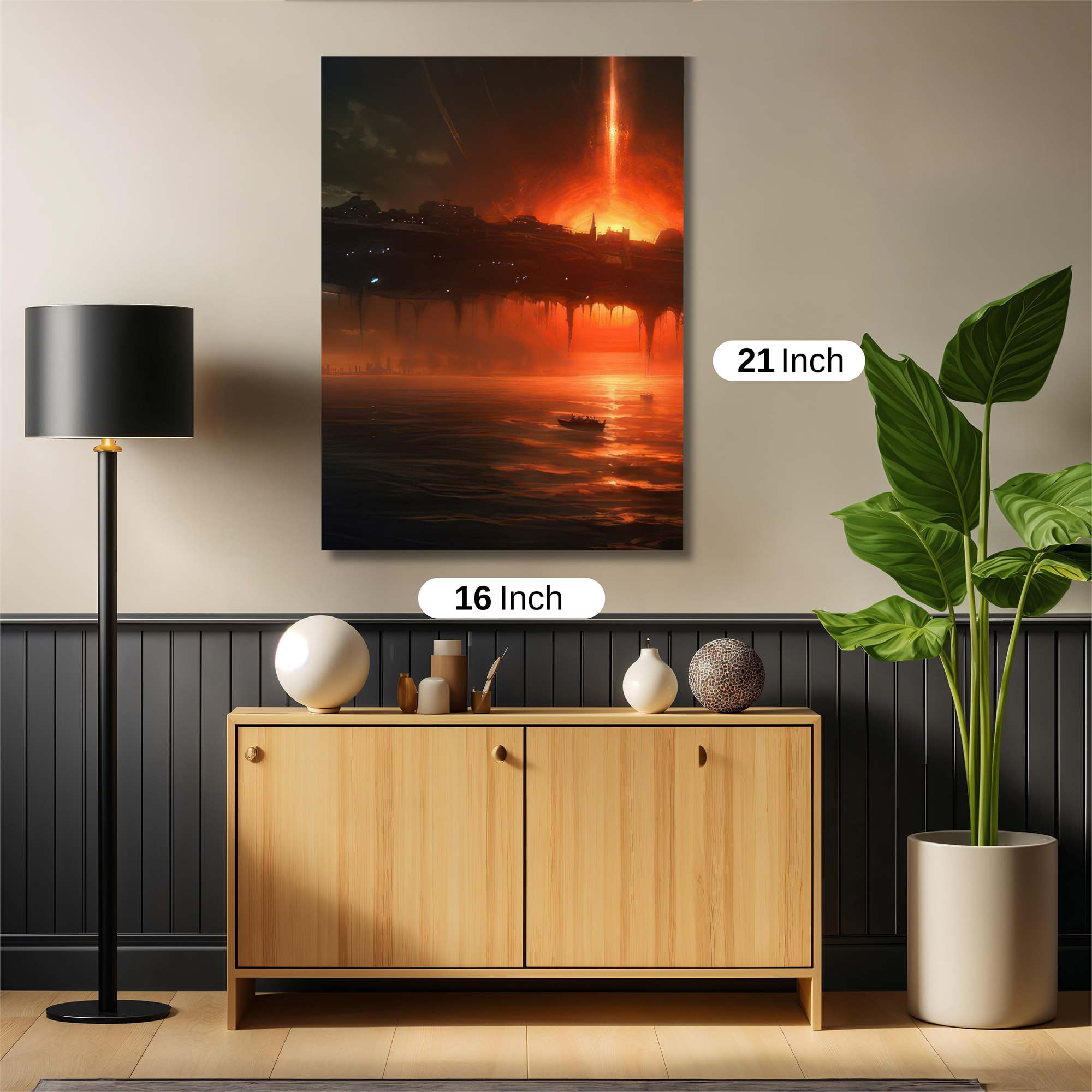 Sunset Serenity Safe Wall Magnetic / M
