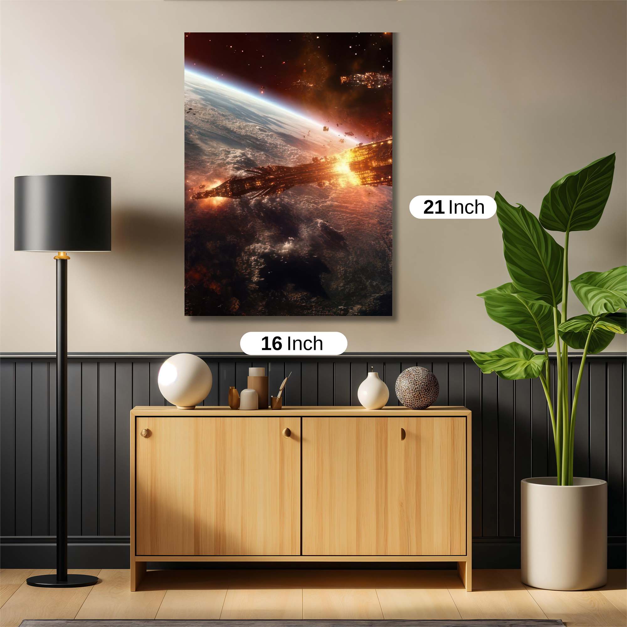 Moonlit Serenity Safe Wall Magnetic / M