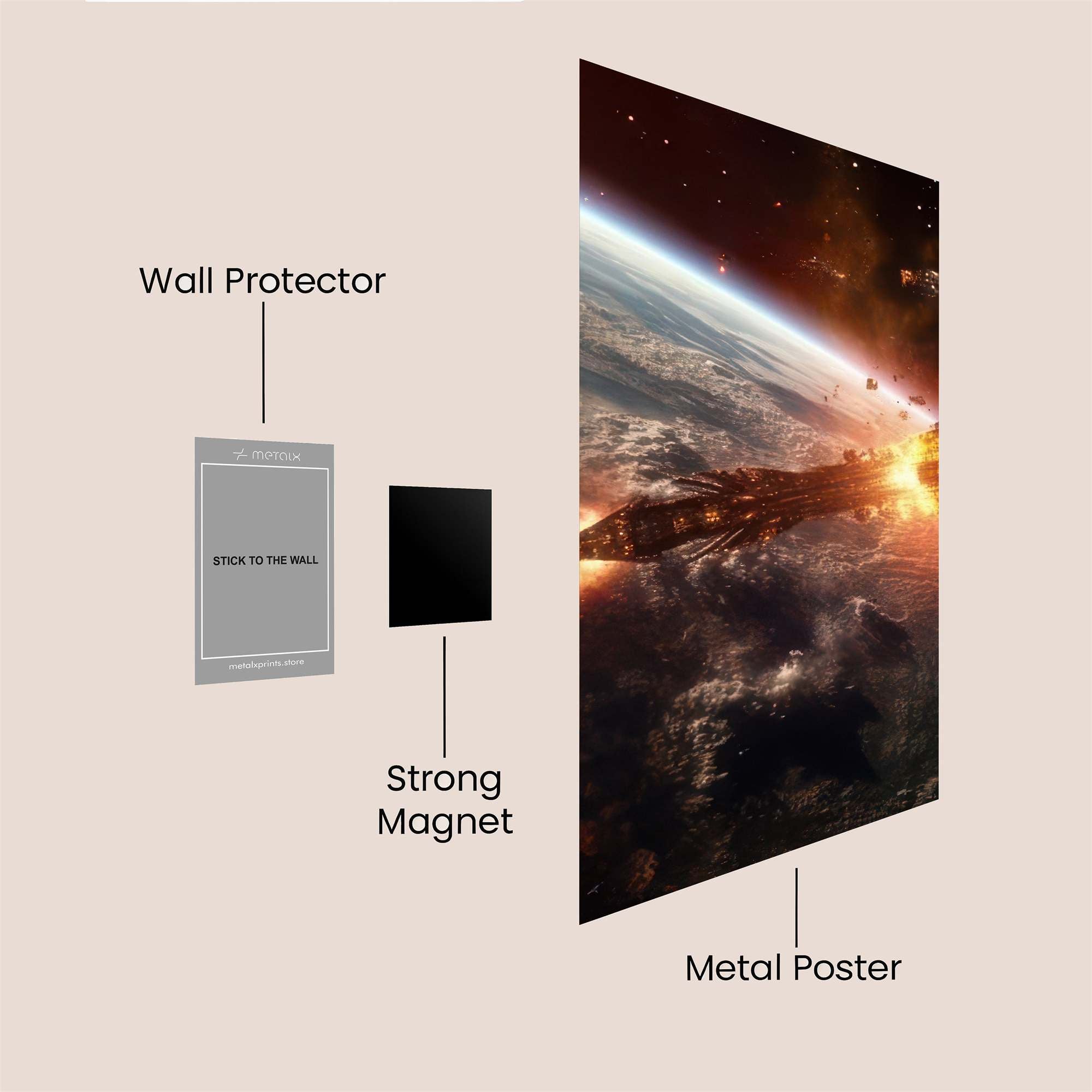Moonlit Serenity Safe Wall Magnetic / M