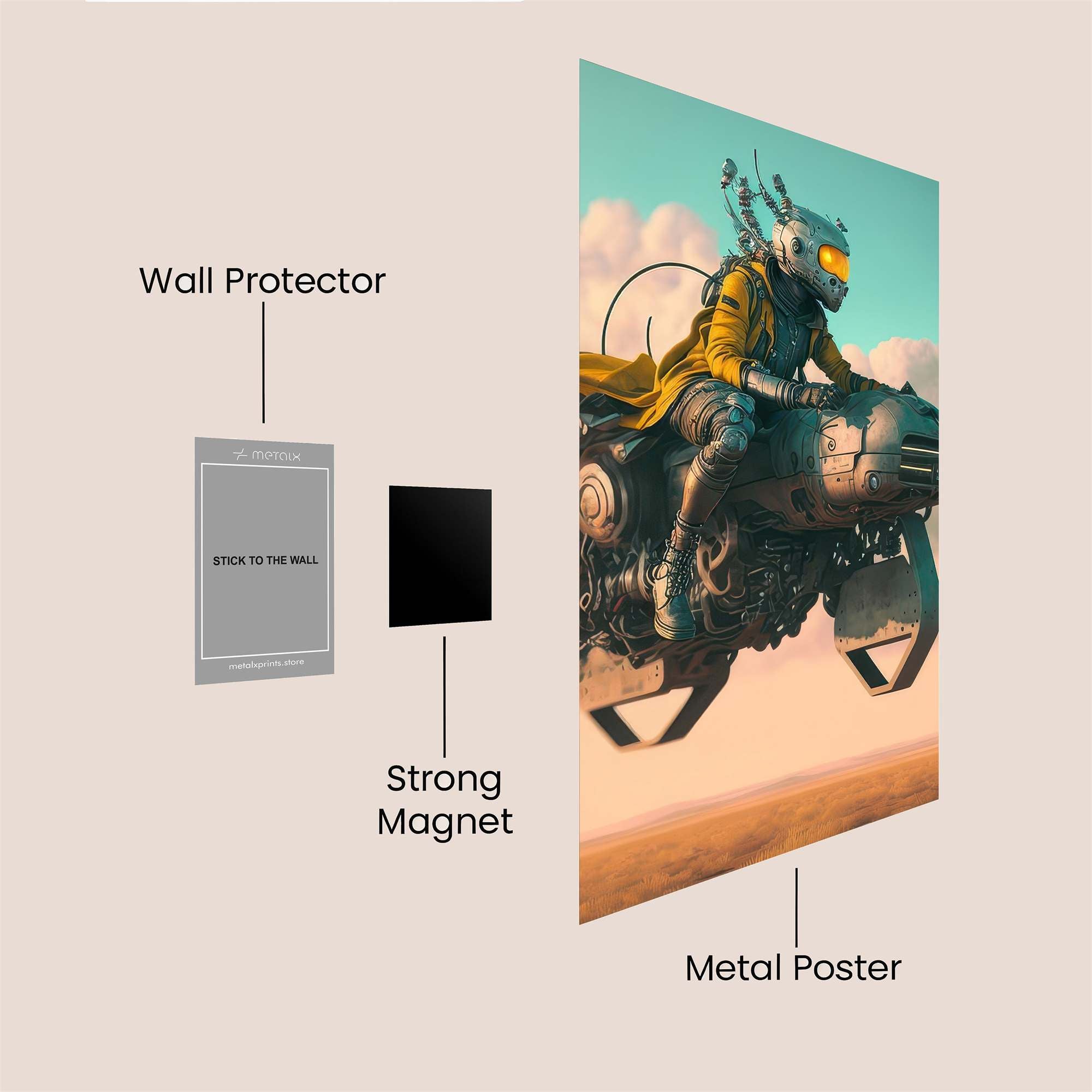 Piano Fusion Safe Wall Magnetic / M