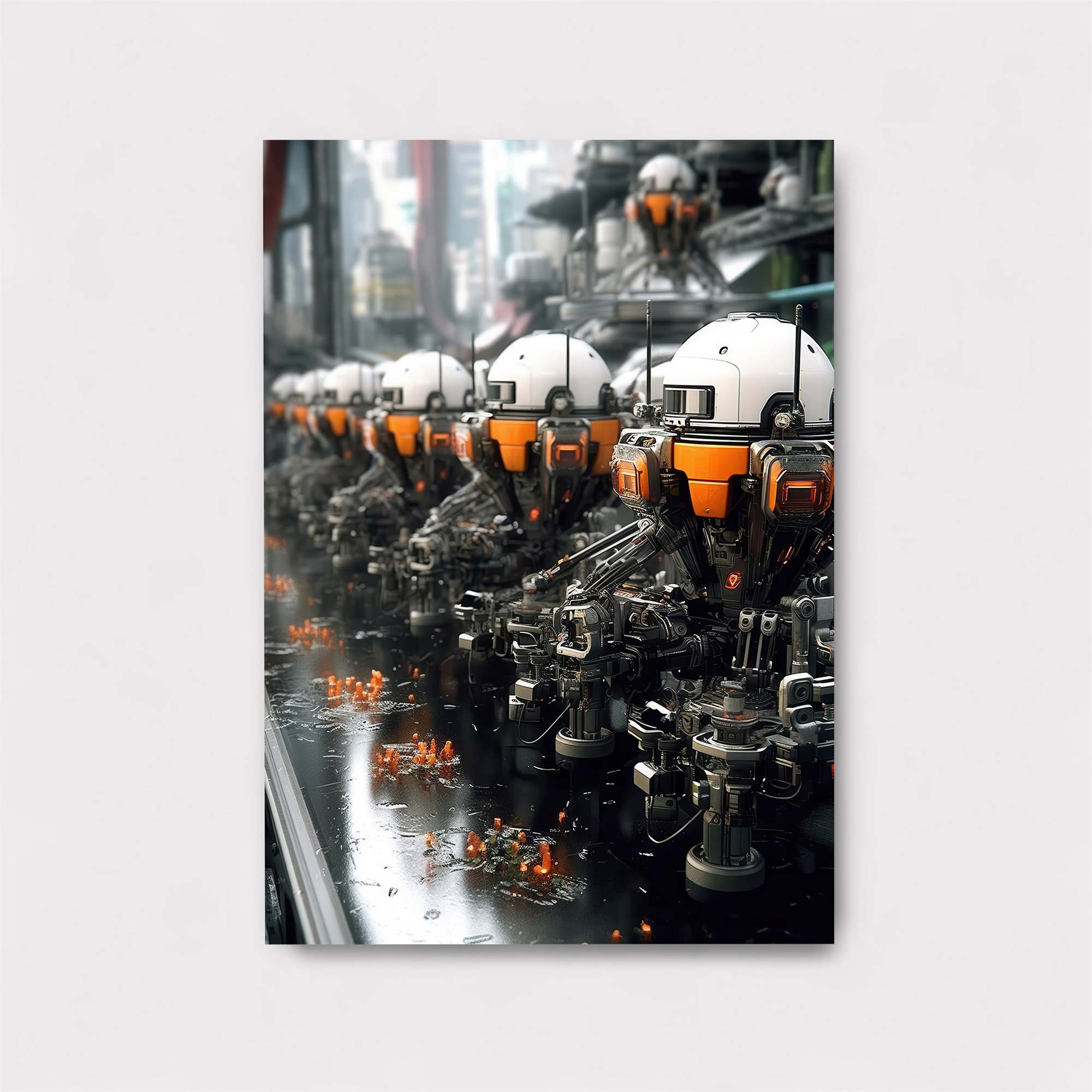 Robots Industrious Safe Wall Magnetic / M