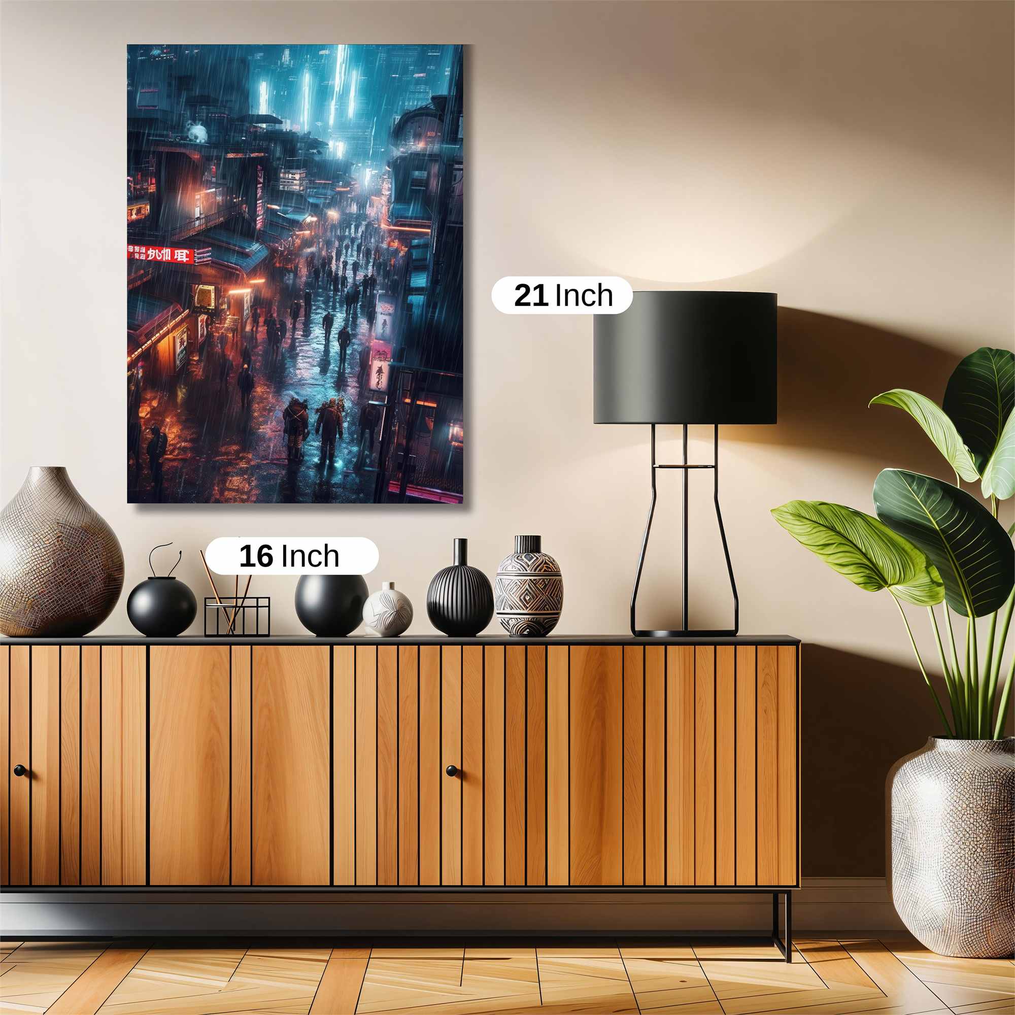 Neon Serenity Safe Wall Magnetic / M