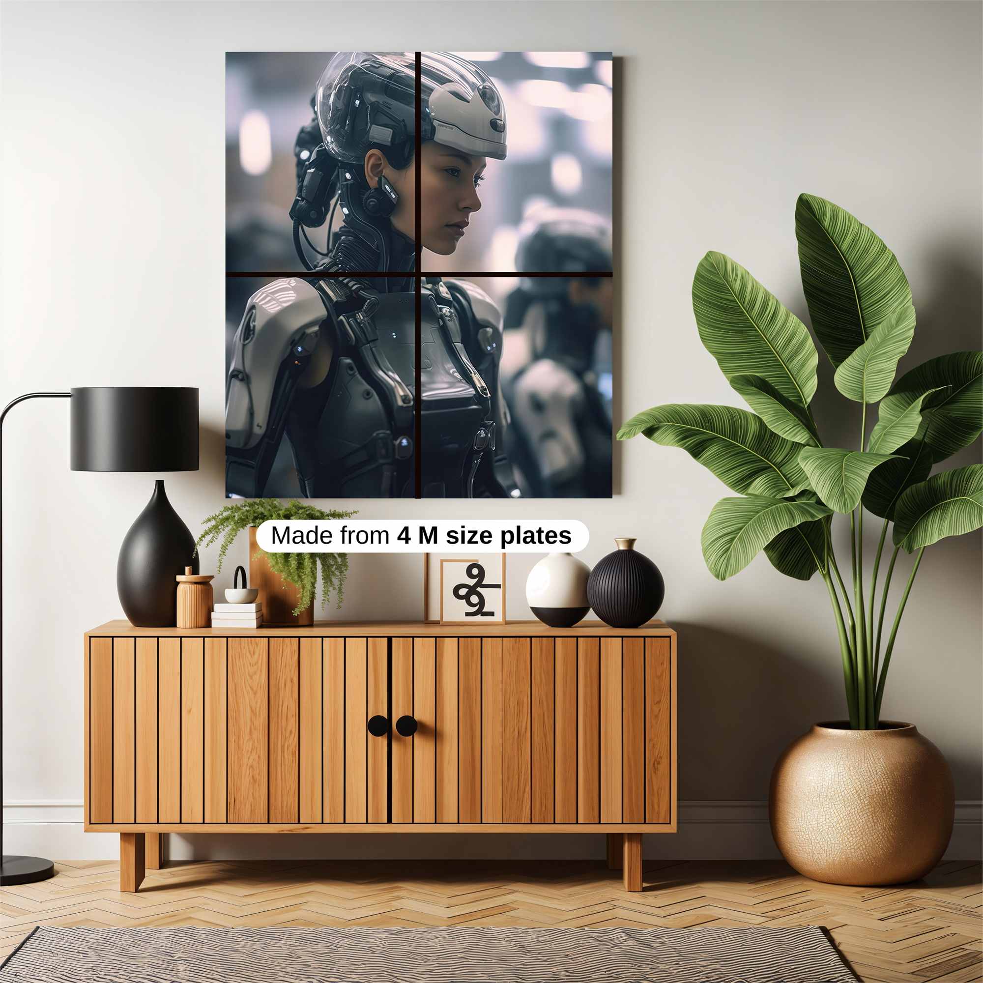 Cyber Serenity Safe Wall Magnetic / M