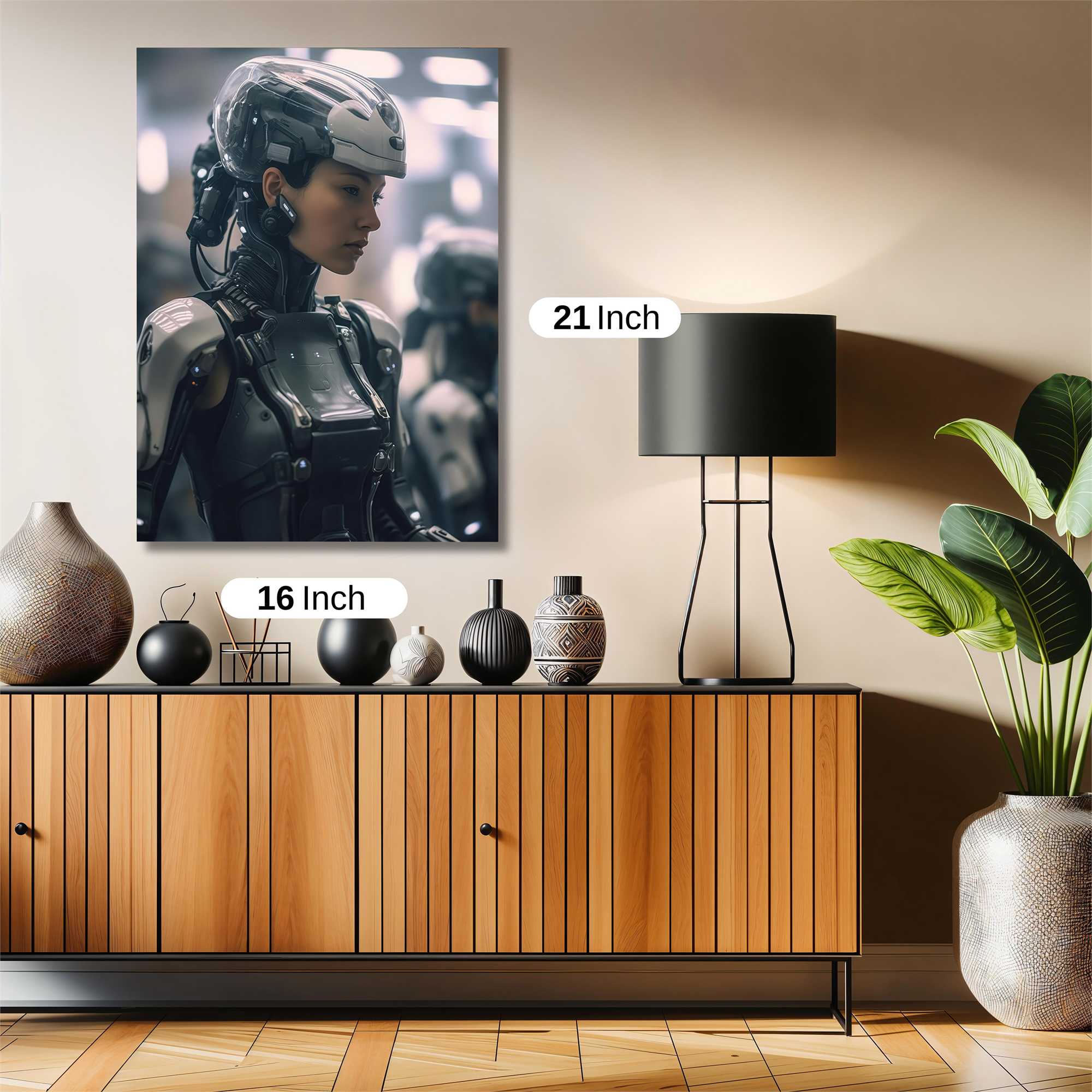 Cyber Serenity Safe Wall Magnetic / M