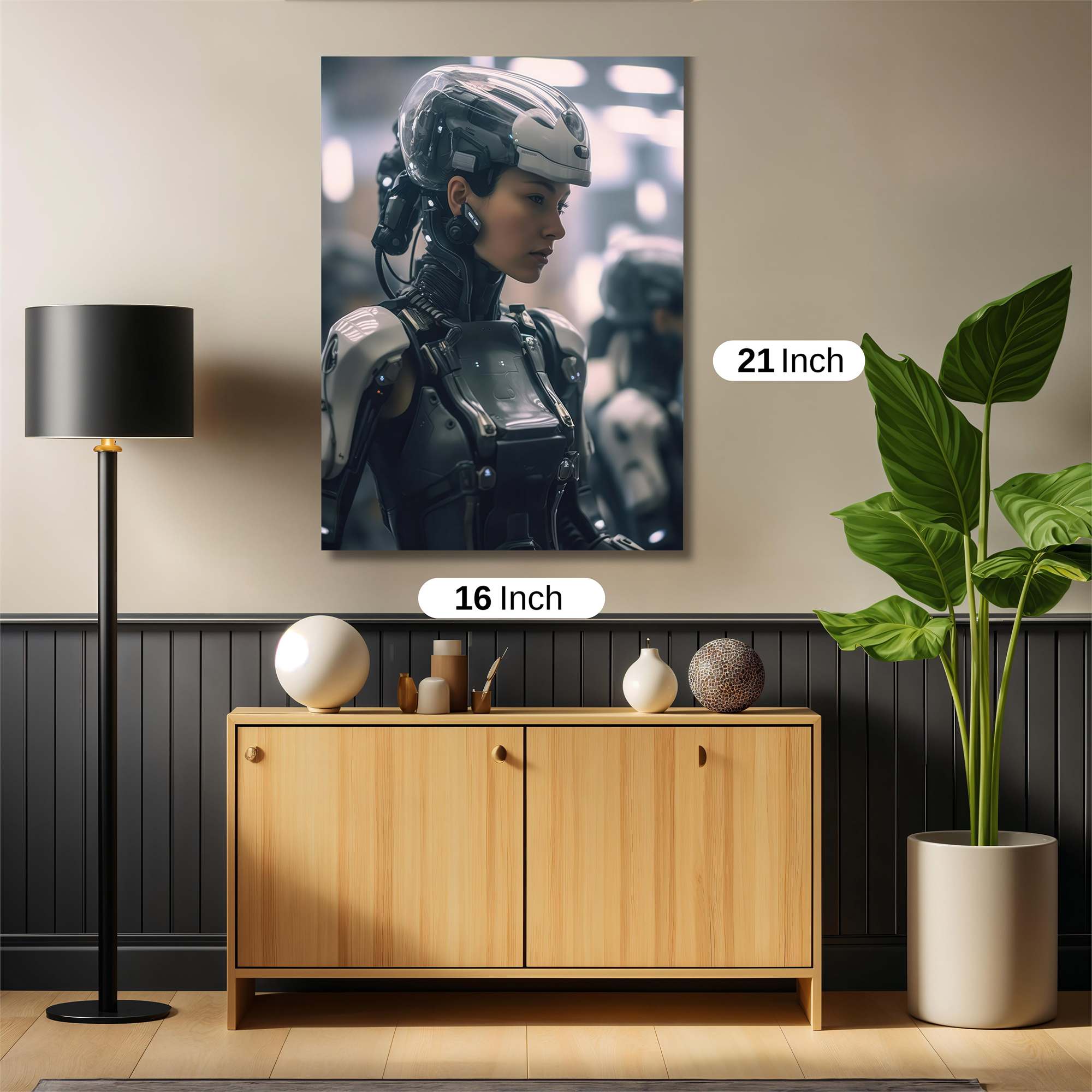 Cyber Serenity Safe Wall Magnetic / M