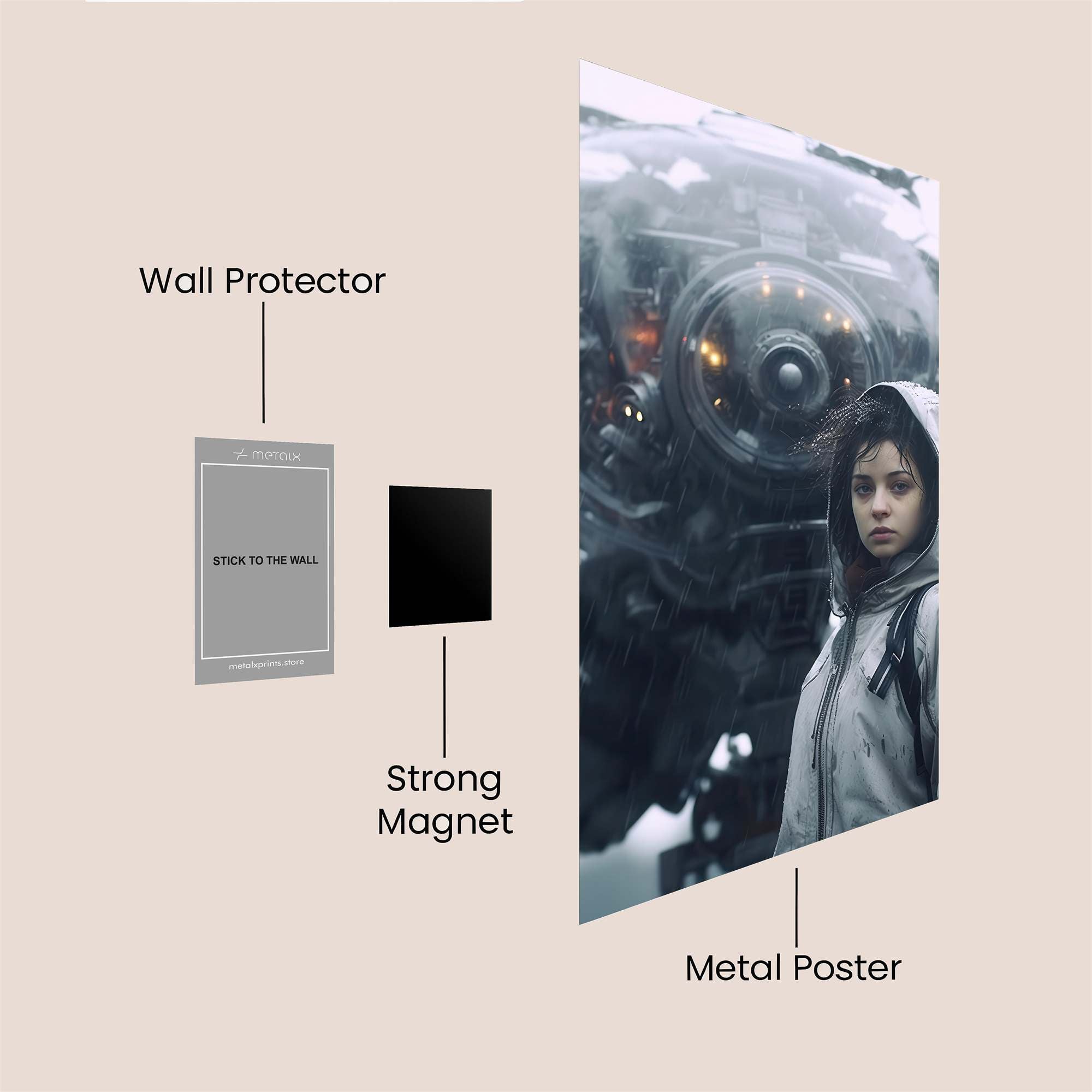 Alita Defiant Safe Wall Magnetic / M