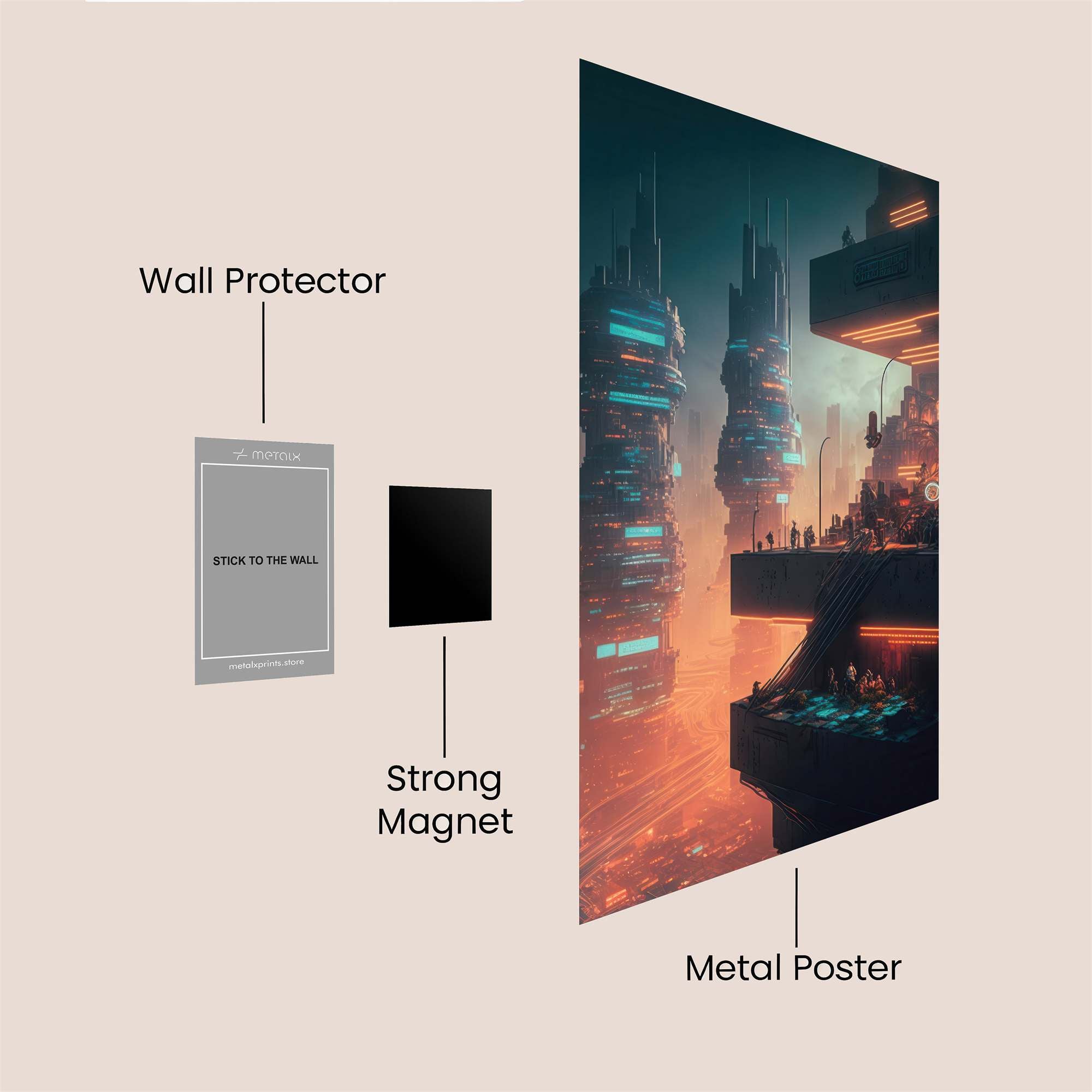 Cyberpunk Serenity Safe Wall Magnetic / M