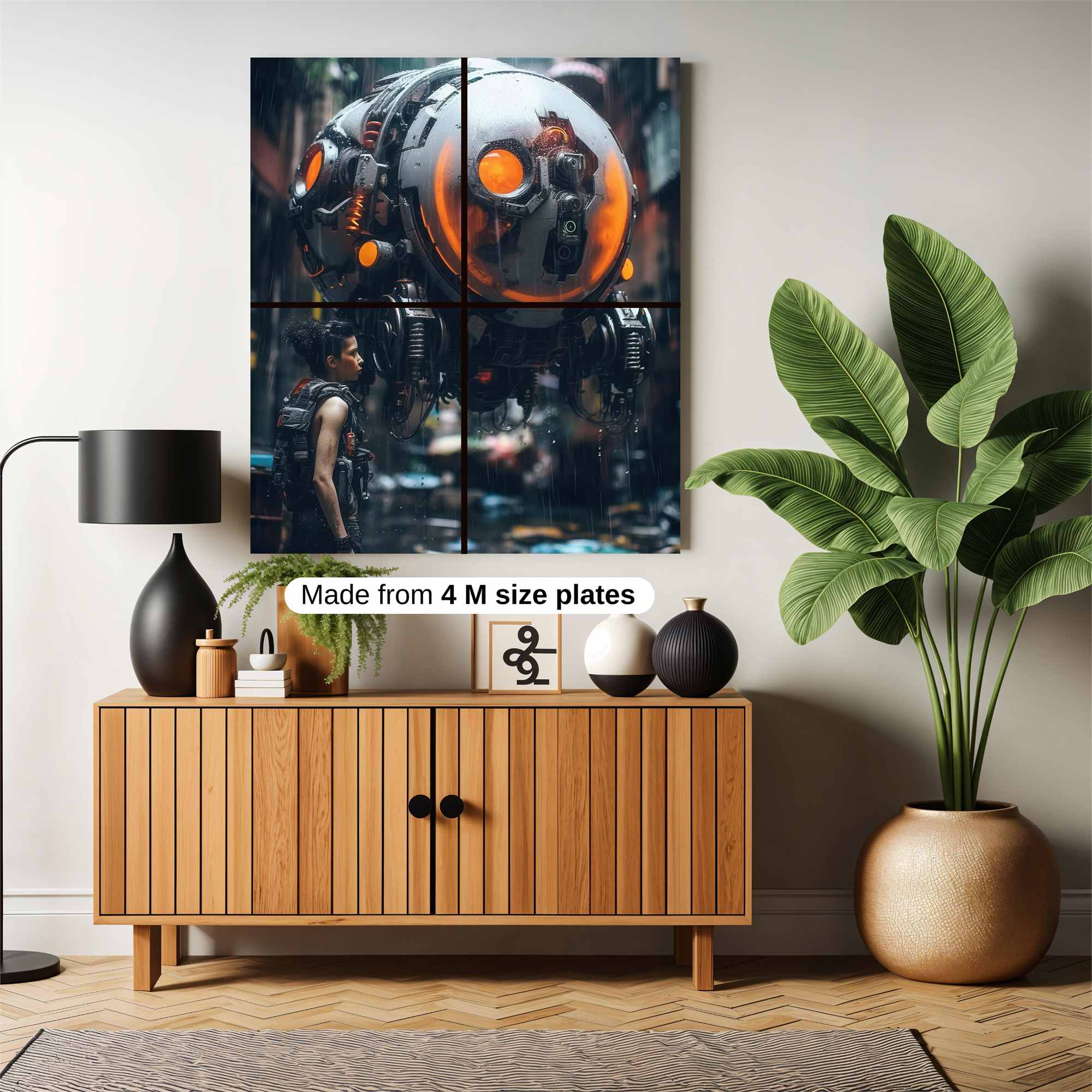 Drone Menace Safe Wall Magnetic / M