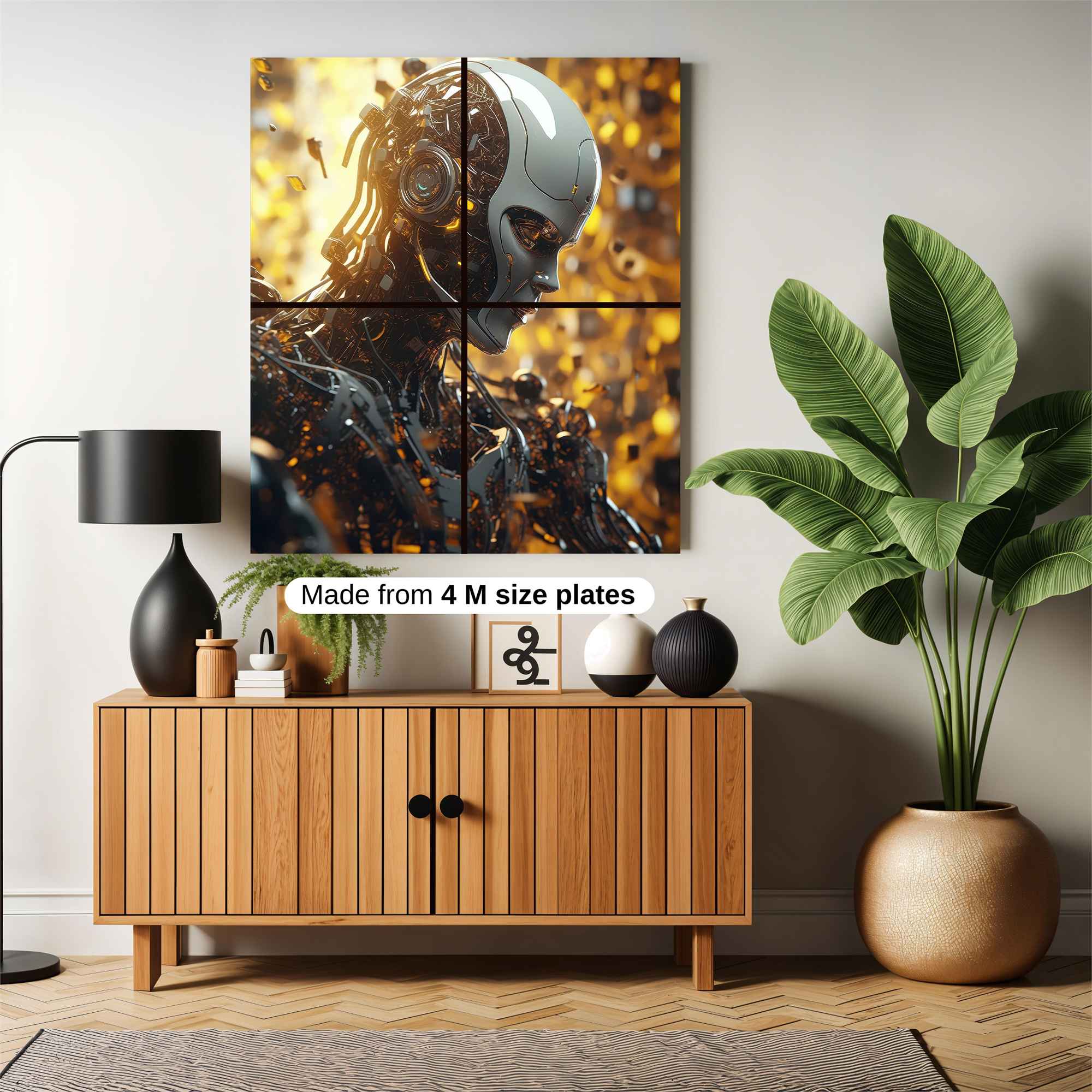 Cyber Serenity Safe Wall Magnetic / M