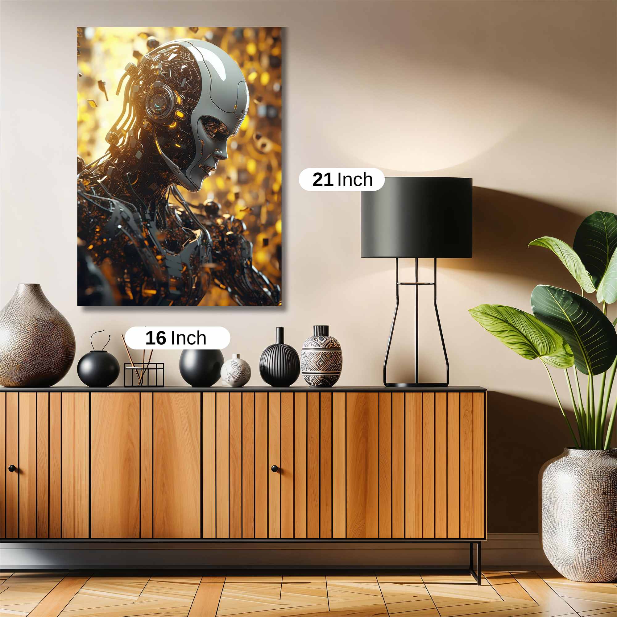 Cyber Serenity Safe Wall Magnetic / M