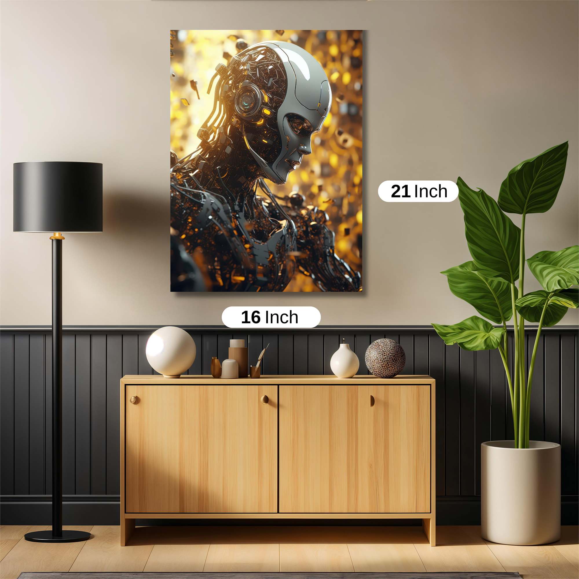 Cyber Serenity Safe Wall Magnetic / M