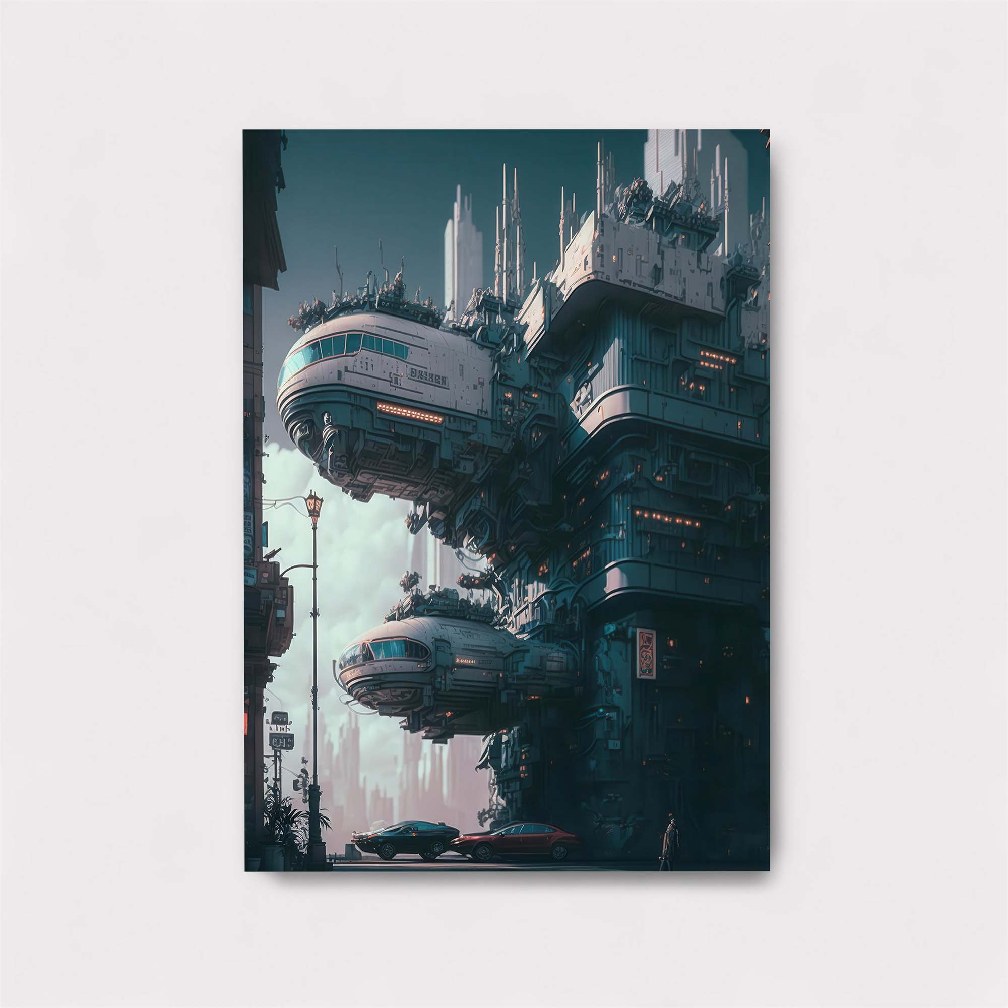 Futuristic Serenity Safe Wall Magnetic / M