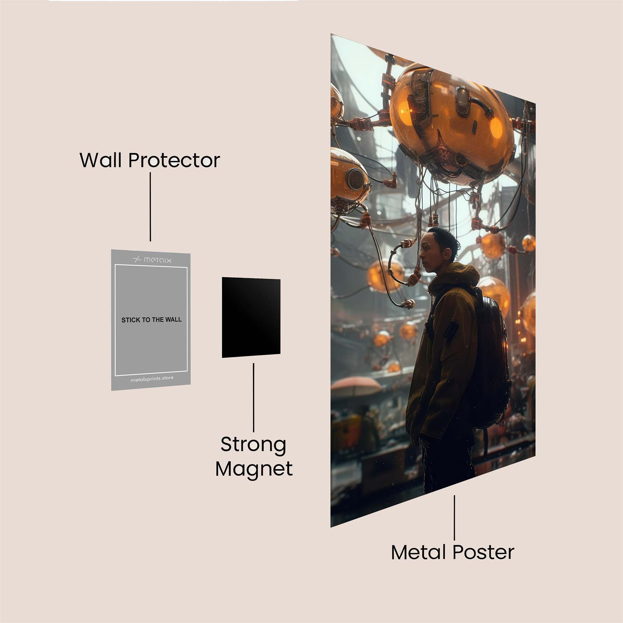 Neon Odyssey Safe Wall Magnetic / M