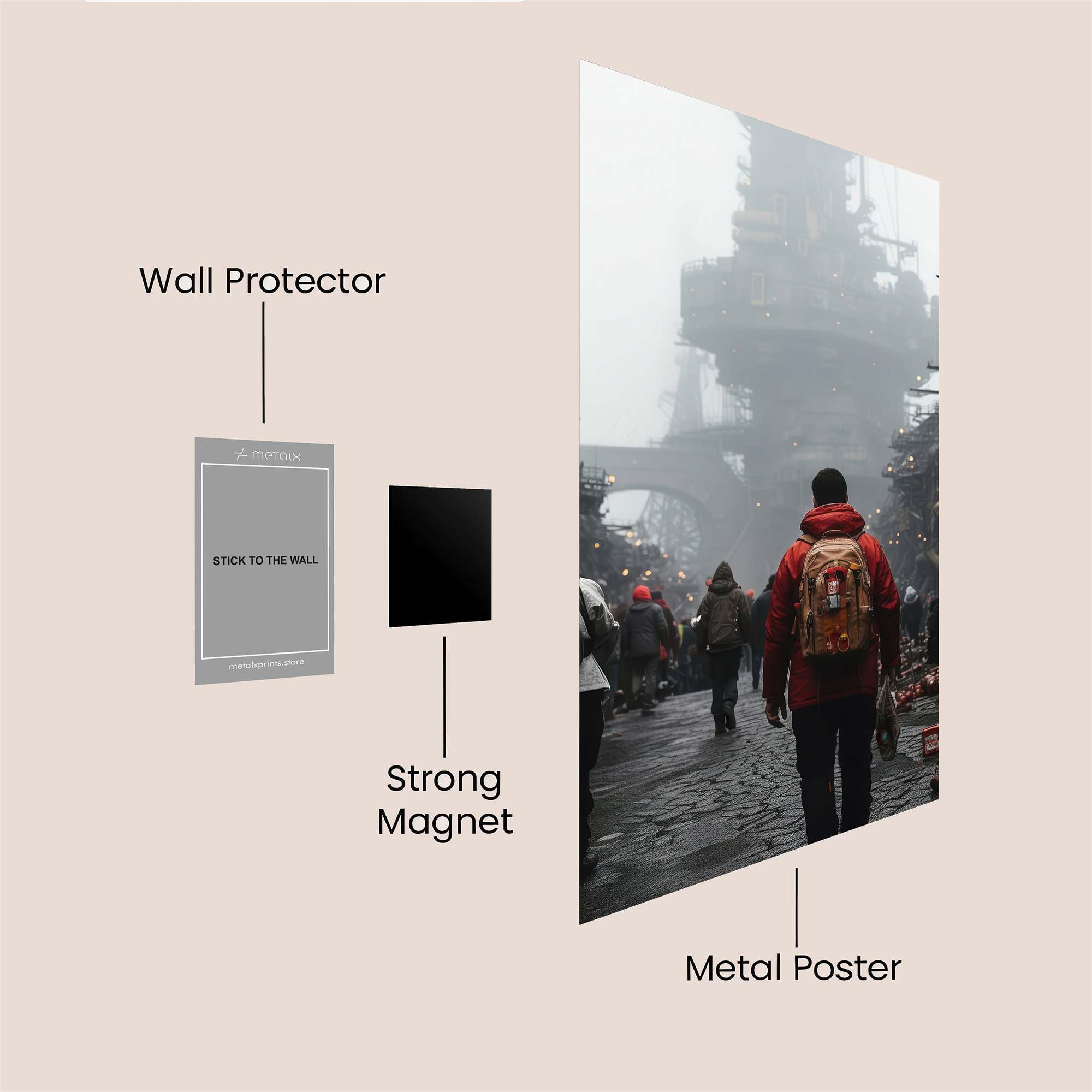 Cyberpunk Gloom Safe Wall Magnetic / M