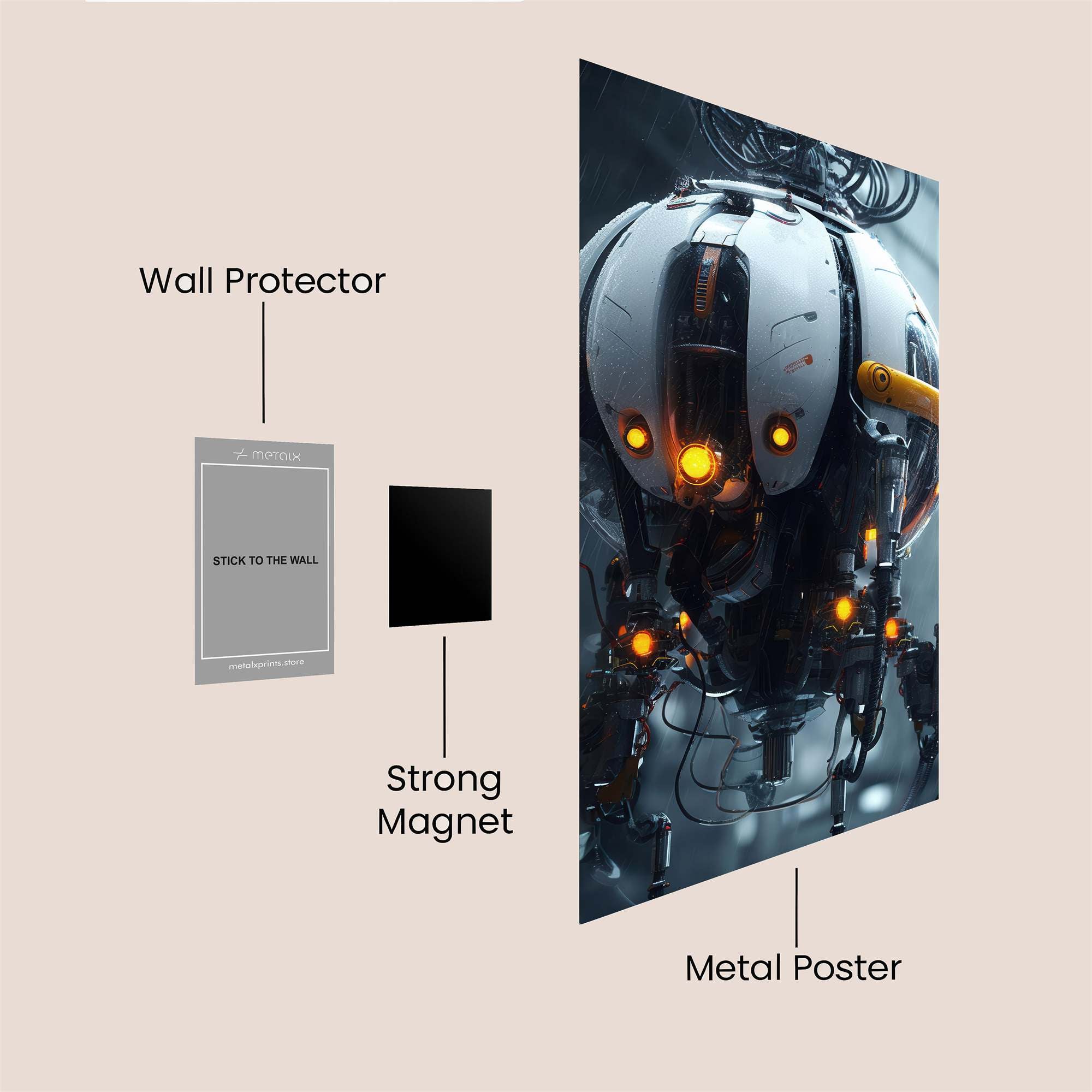Sphere Sentinel Safe Wall Magnetic / M