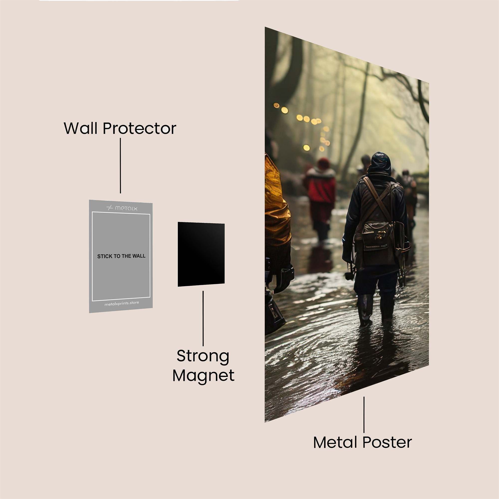 Cyber Enigma Safe Wall Magnetic / M