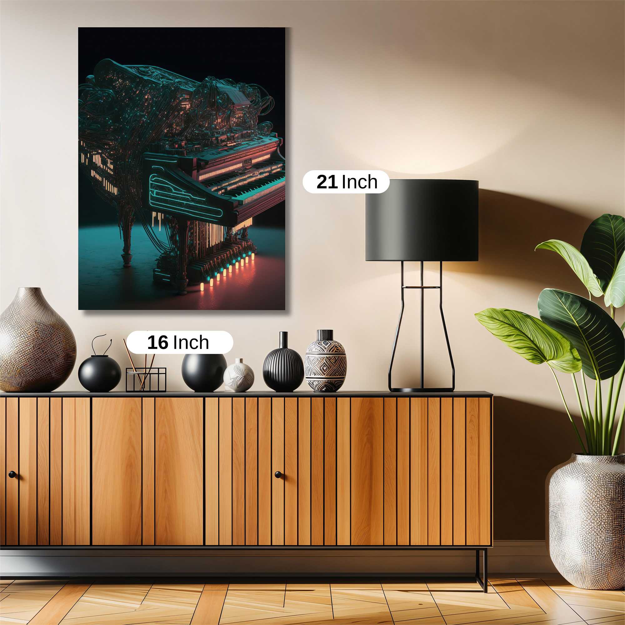 Piano Fusion Safe Wall Magnetic / M