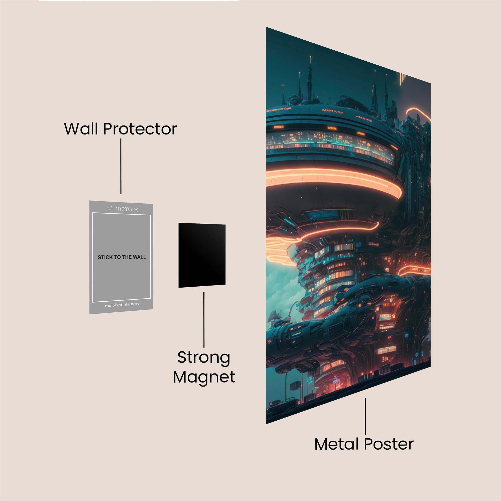 Cyber Haven Safe Wall Magnetic / M