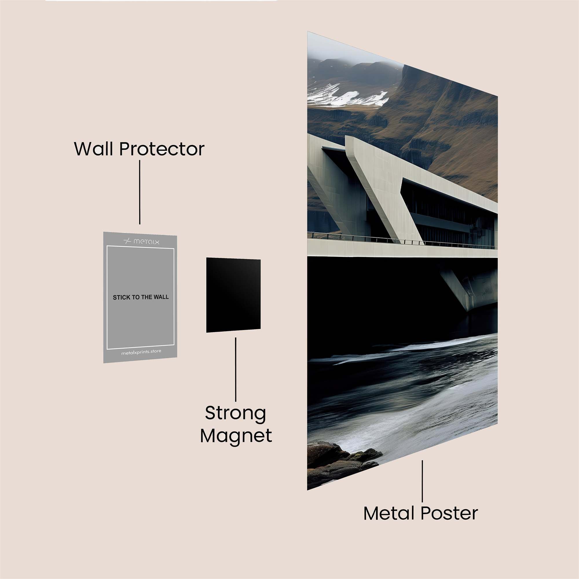 Vatnajokull Vision Safe Wall Magnetic / M