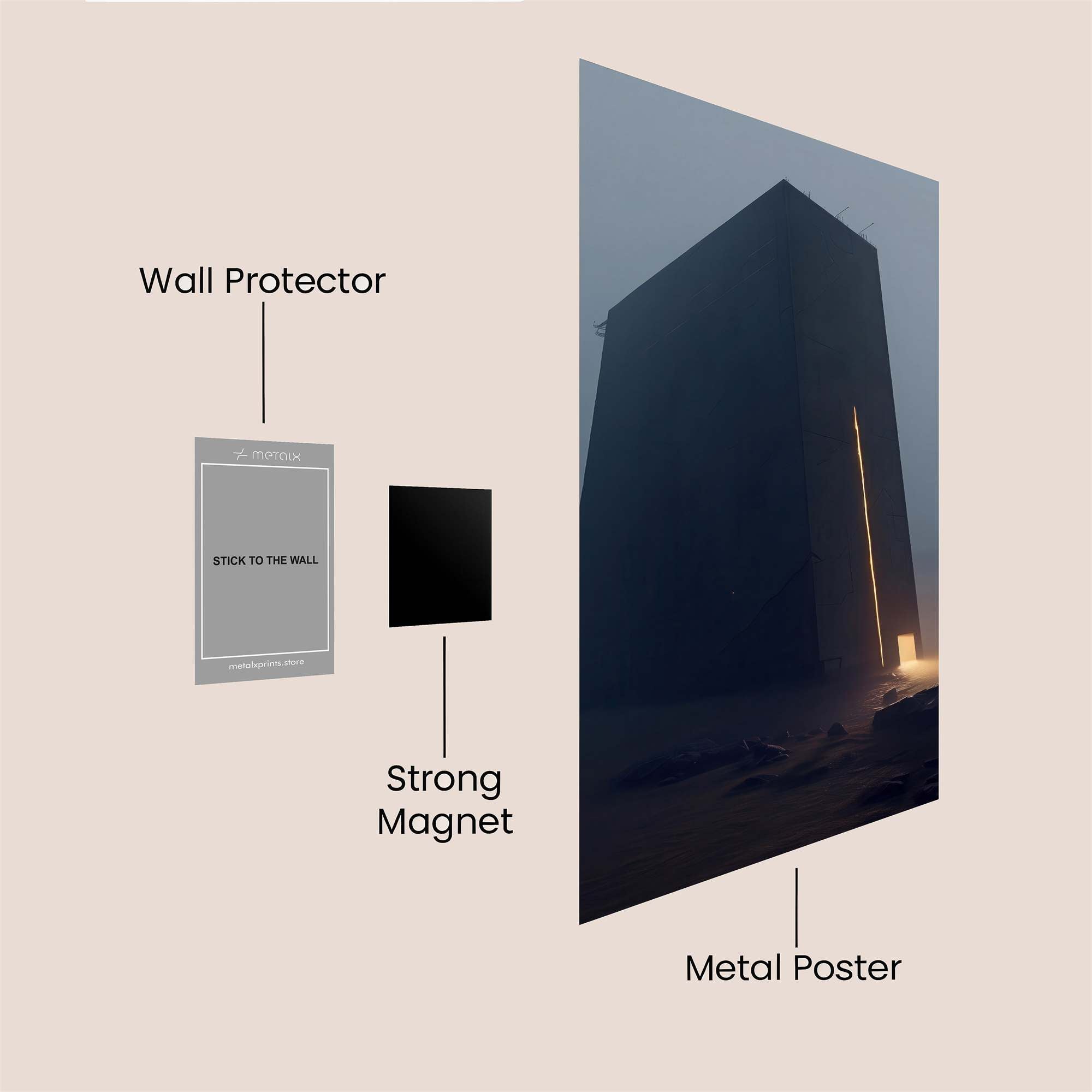 Monolith Enigma Safe Wall Magnetic / M