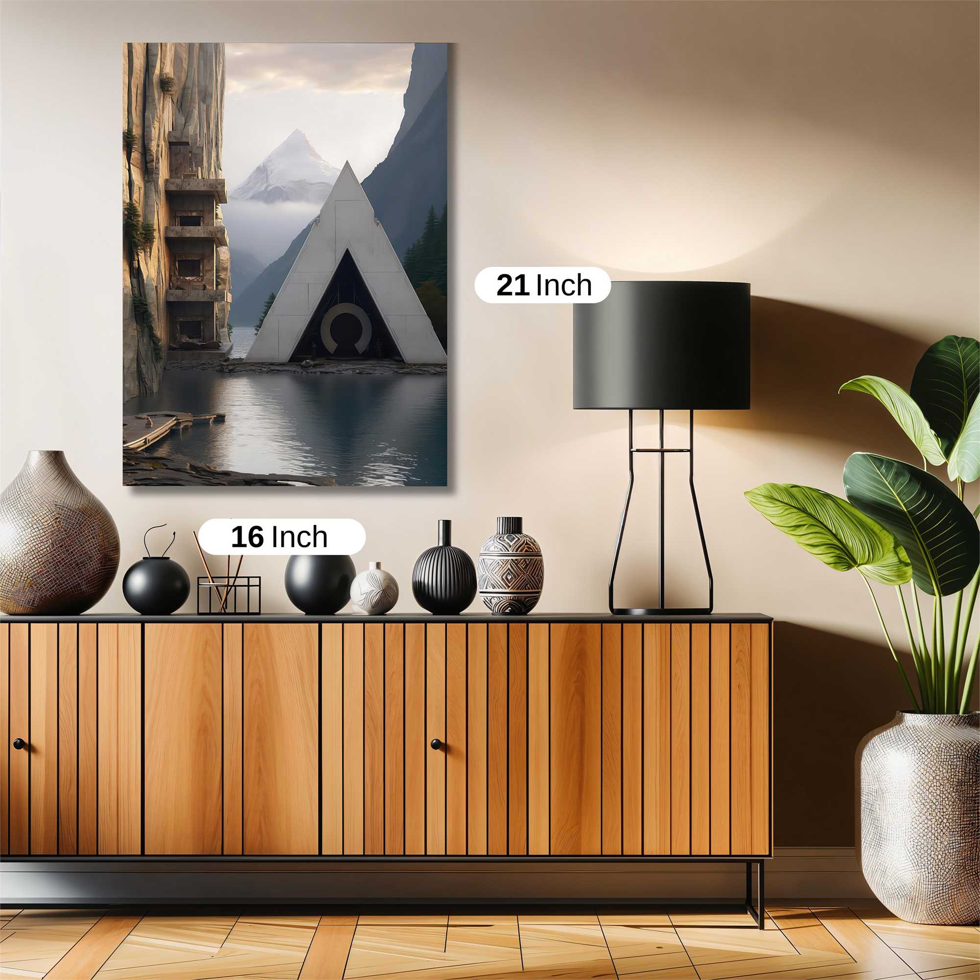 Pyramid Enigma Safe Wall Magnetic / M