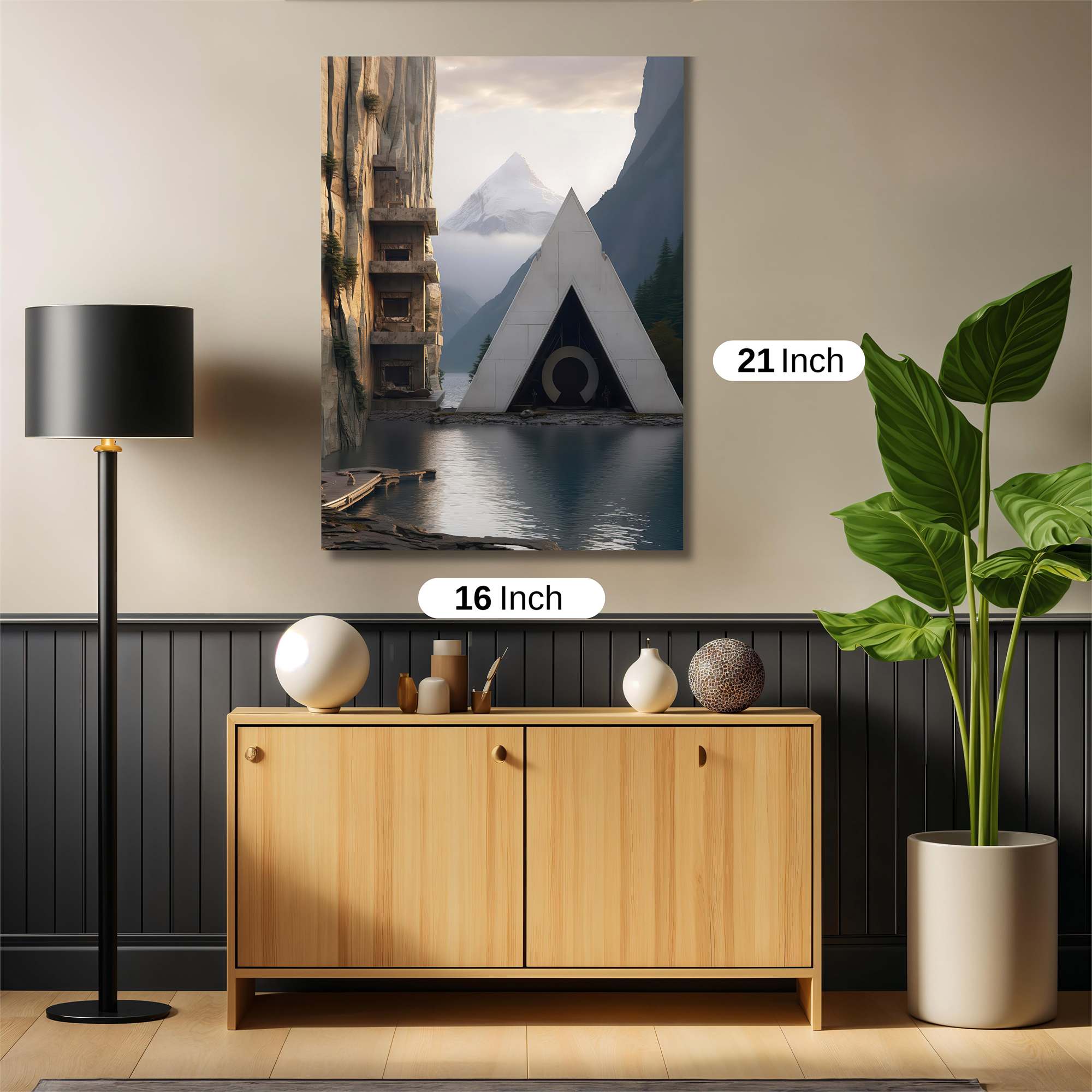 Pyramid Enigma Safe Wall Magnetic / M