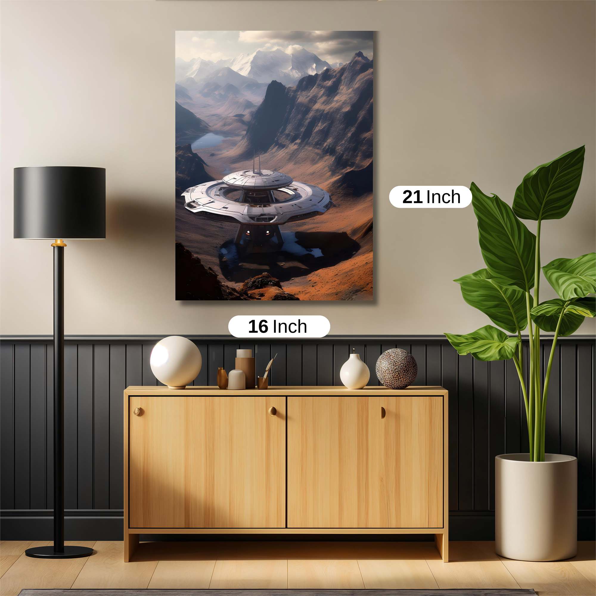 Alien Serenity Safe Wall Magnetic / M