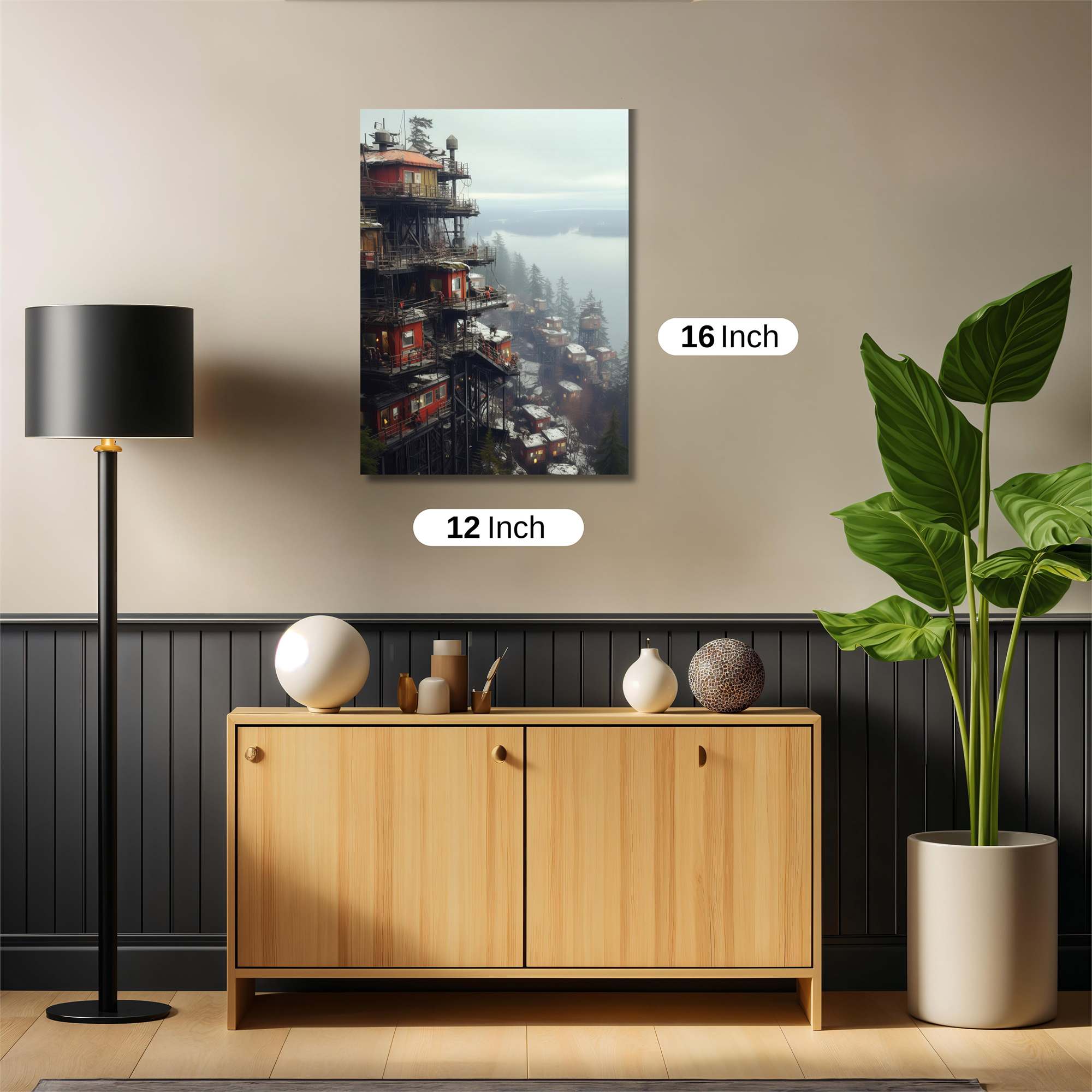 Treehouse Tranquil Safe Wall Magnetic / M