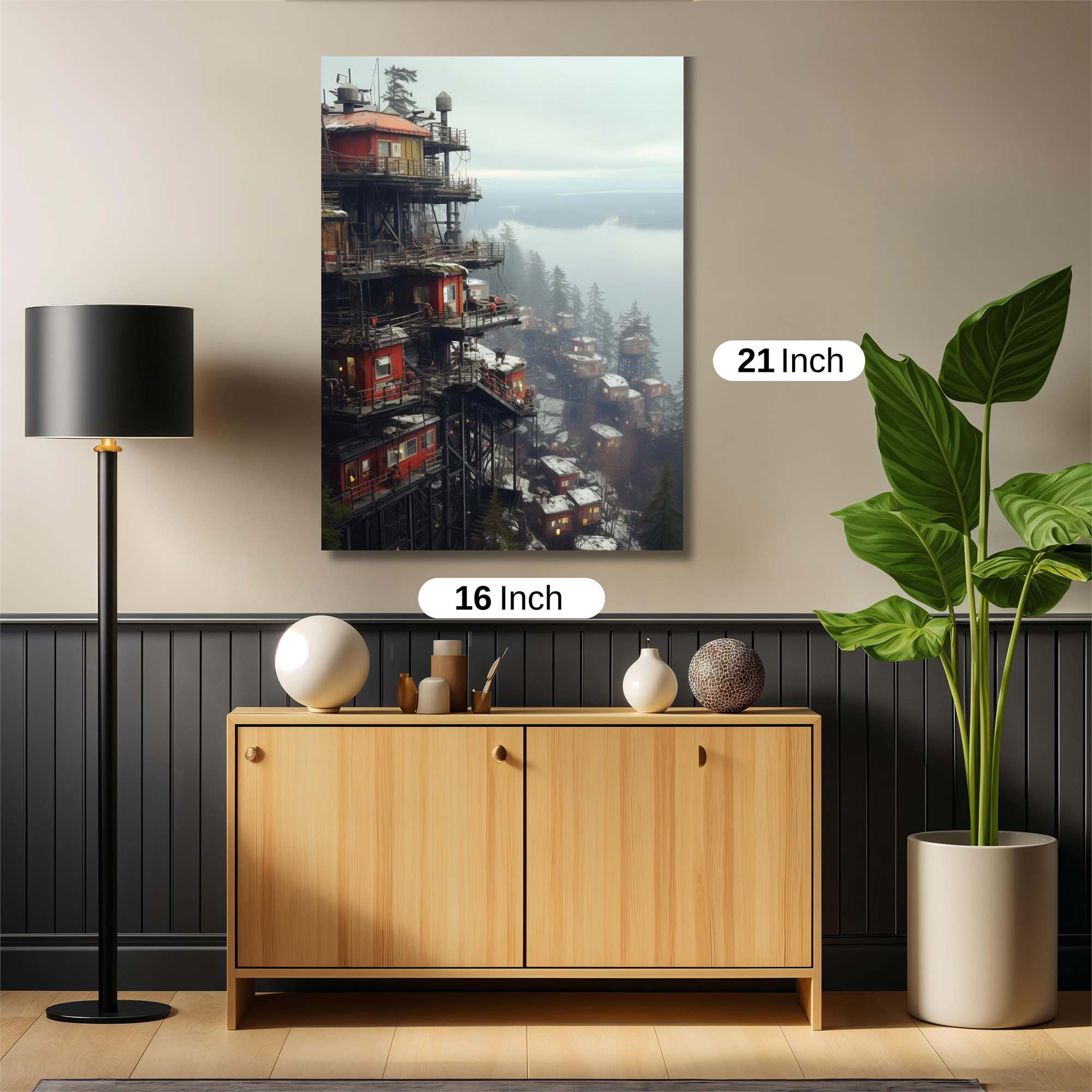 Treehouse Tranquil Safe Wall Magnetic / M