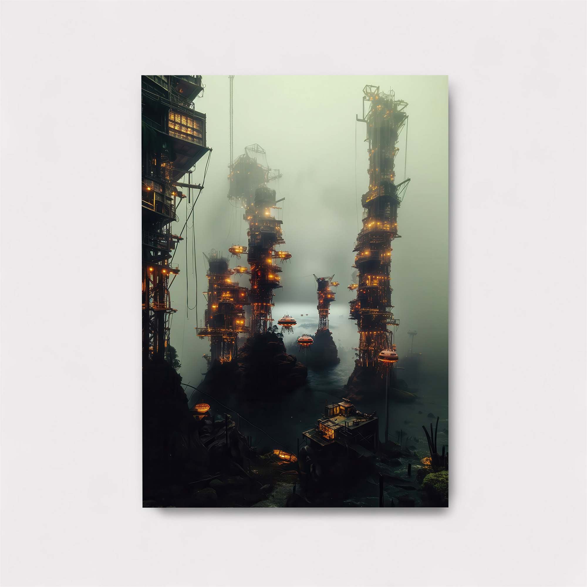 Neon Towers Safe Wall Magnetic / M