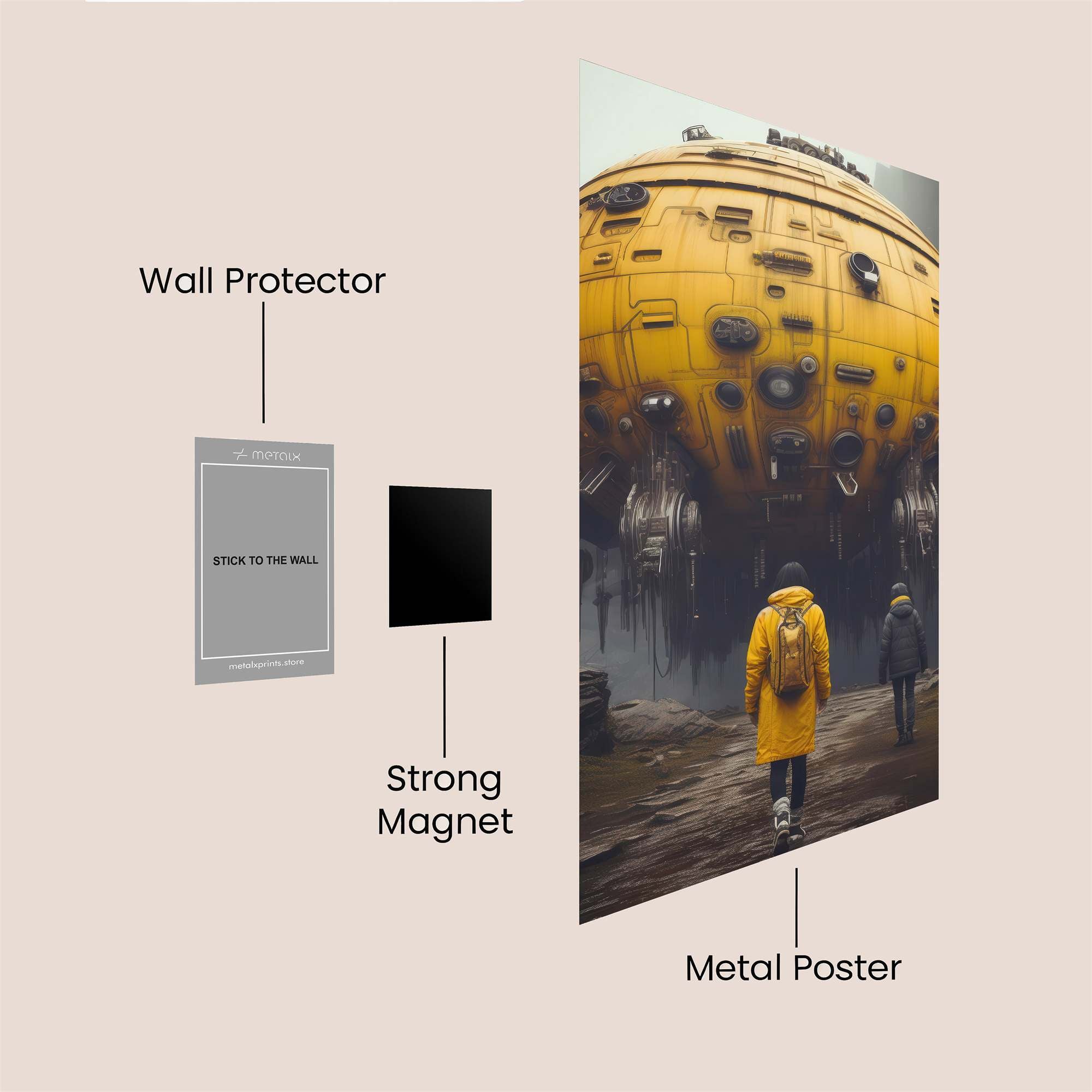 Sphere Enigma Safe Wall Magnetic / M